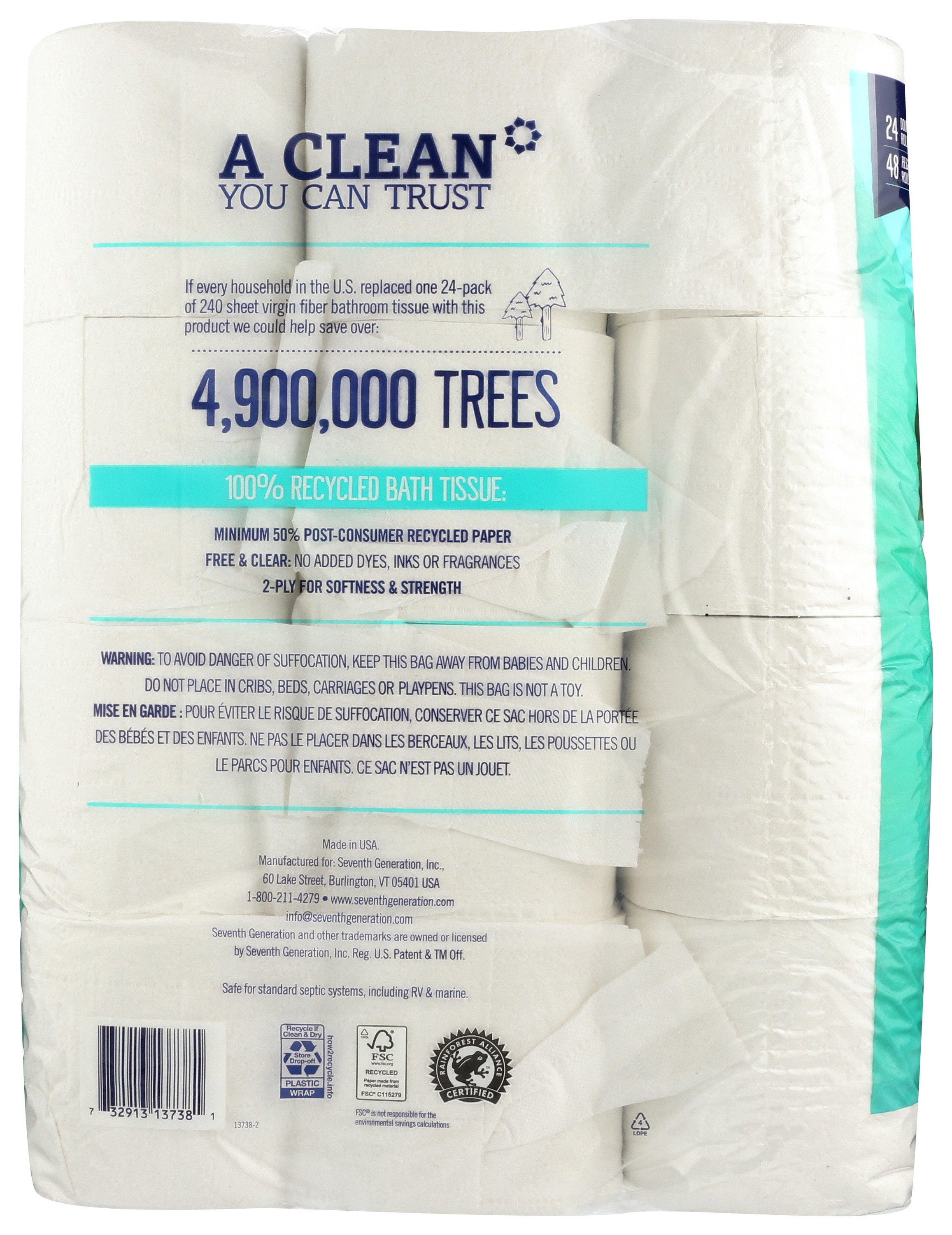 Seventh Generation Extra Strong & Soft Toilet Paper