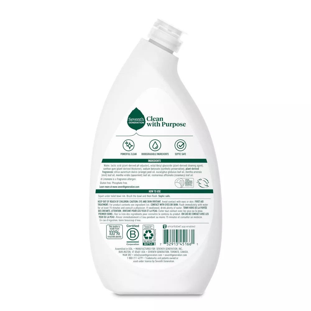 Seventh Generation Toilet Bowl Cleaner