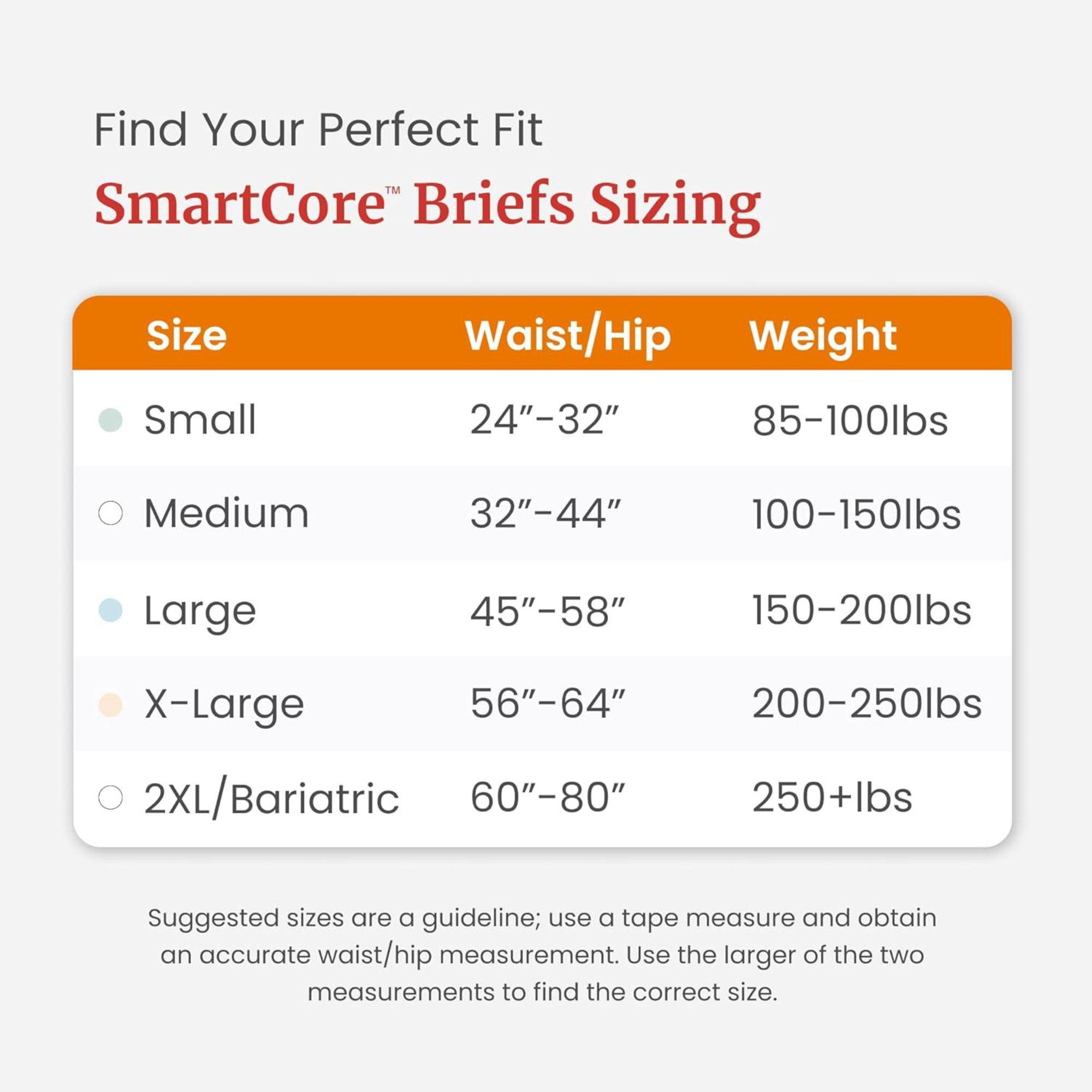 Tranquility SmartCore Adult Disposable Briefs with Tabs, Maximum Absorbency