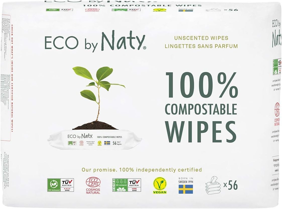 ECO By Naty Compostable Baby Wipes
