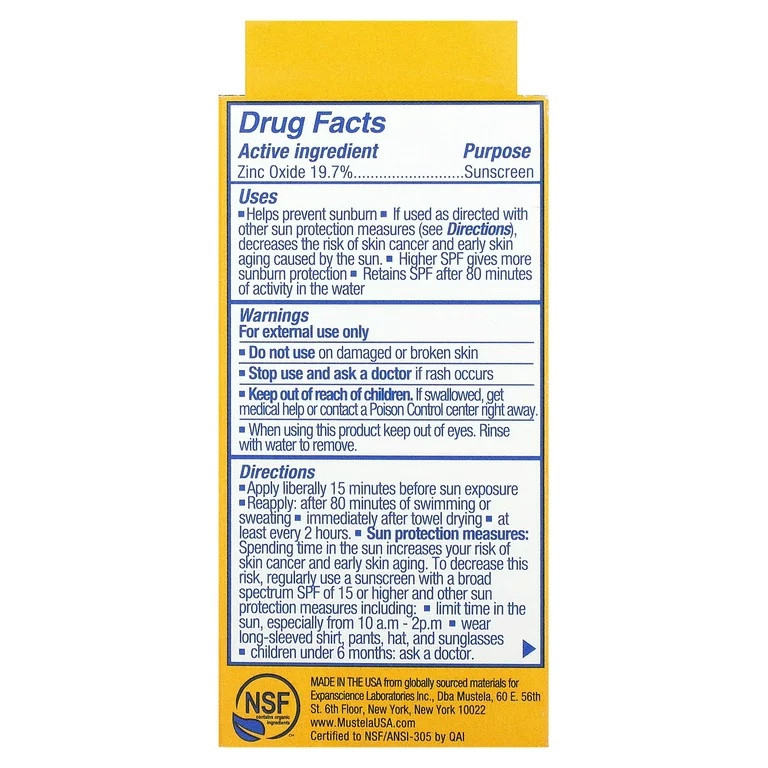 Mustela Mineral Suncreen Stick