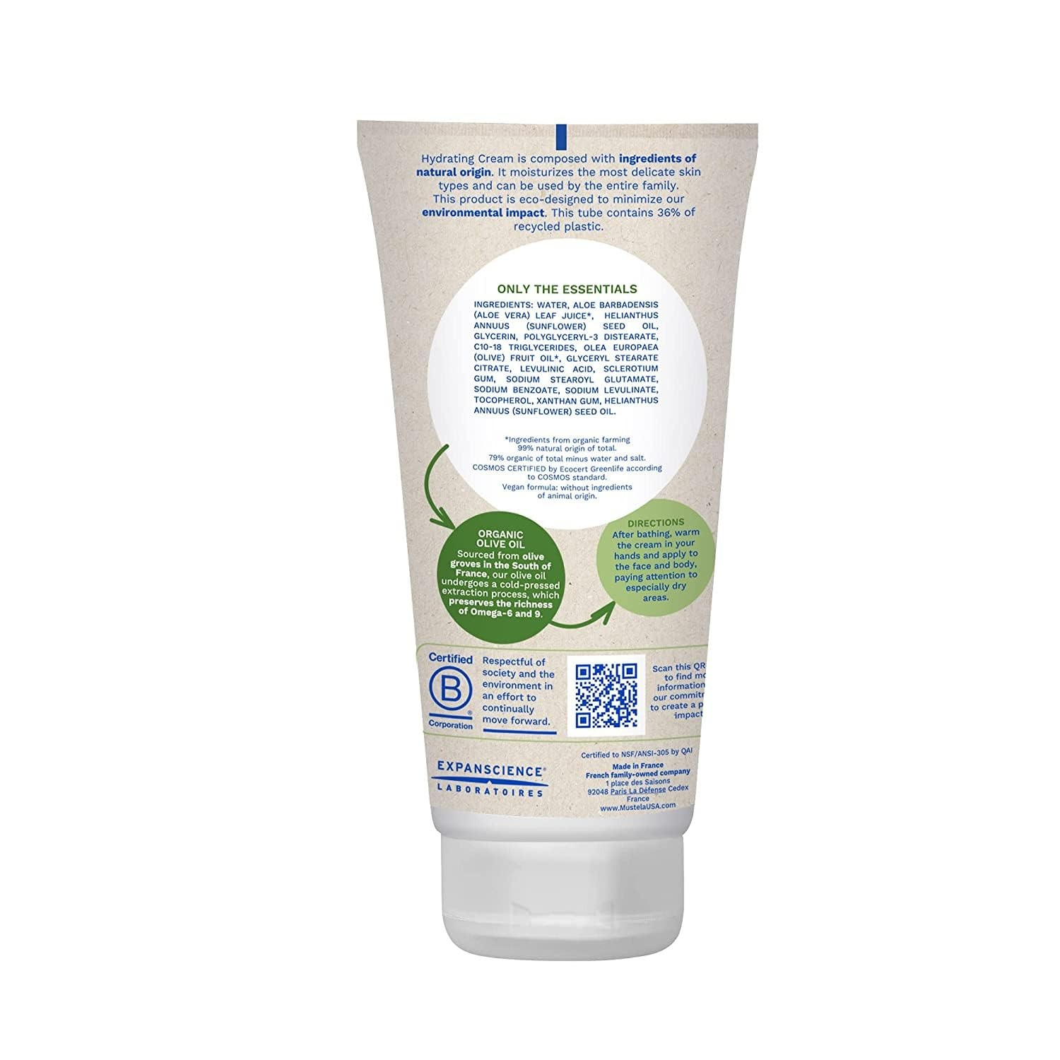 Mustela Organic Hydrating Cream