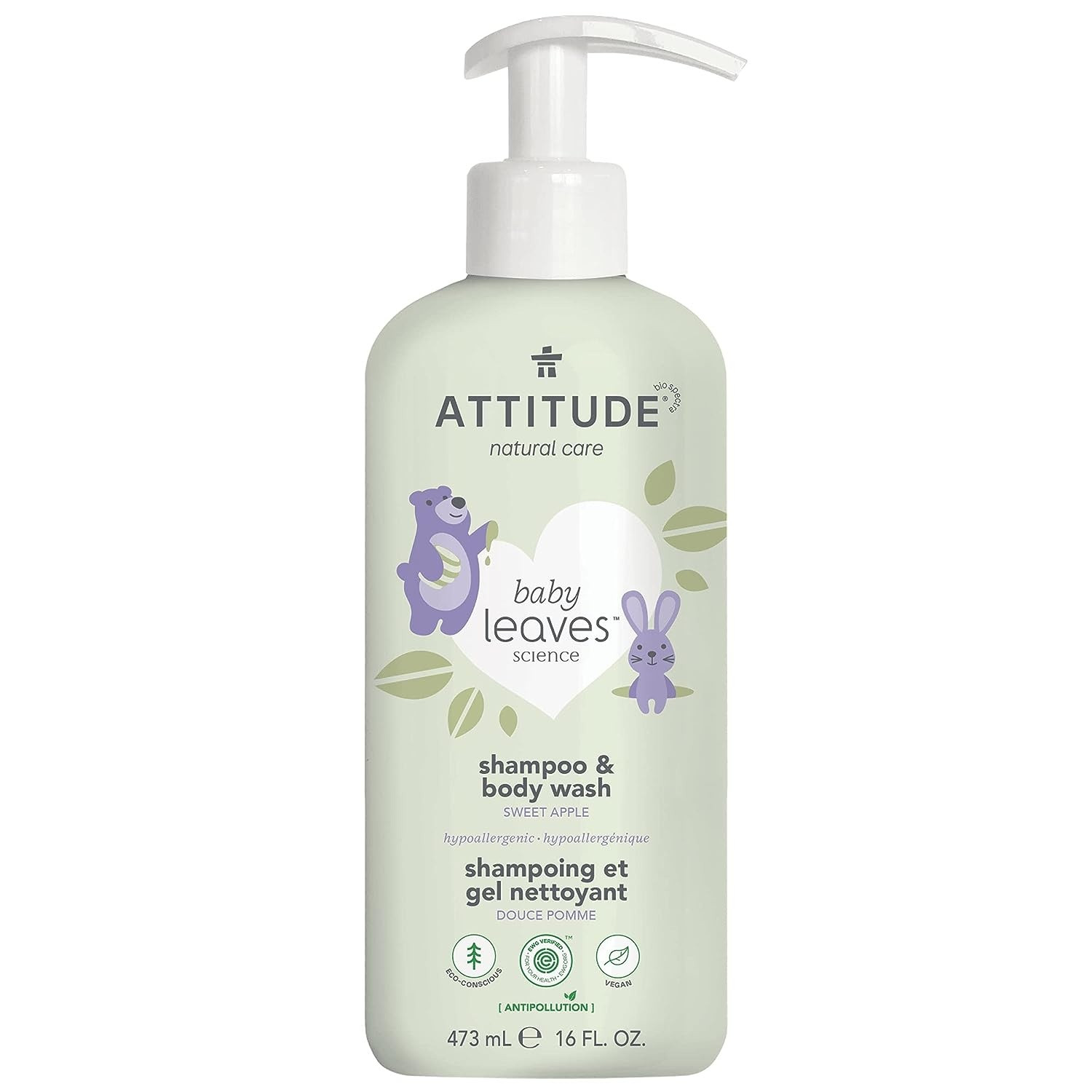 Attitude Baby Leaves 2-in-1 Shampoo and Body Wash