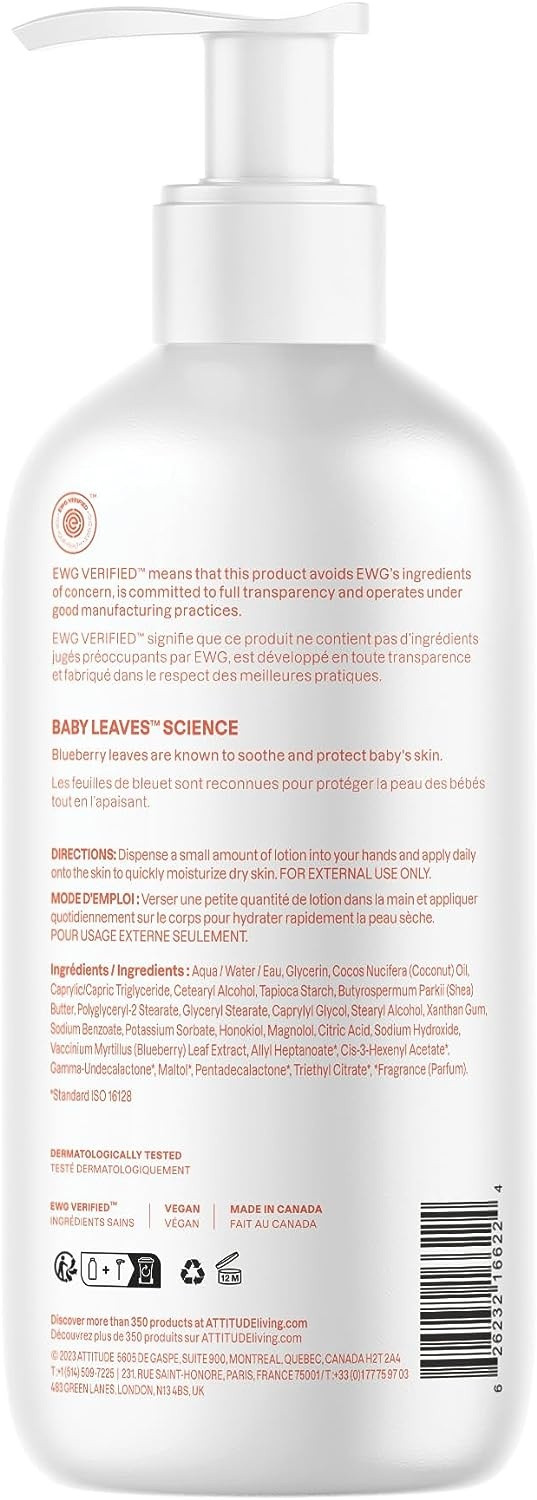 Attitude Baby Leaves Body Lotion