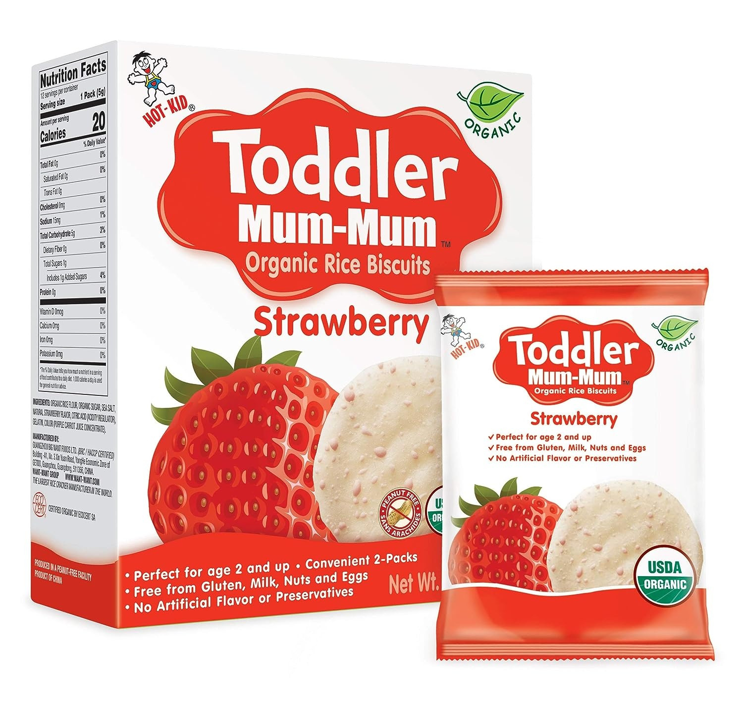 Toddler Mum-Mum Organic Rice Biscuits