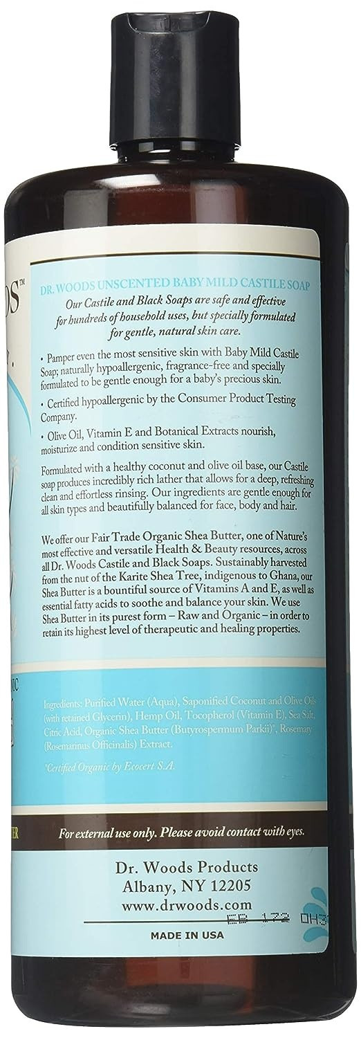 Dr. Woods Liquid Castile Soaps with Organic Shea