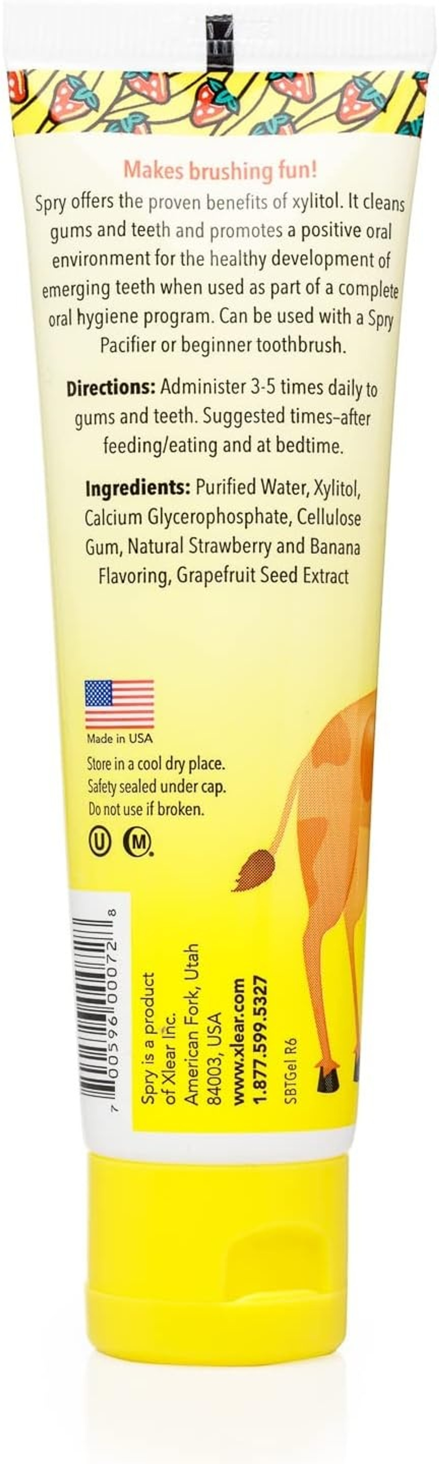 Kid's Spry Tooth Gel with Xylitol