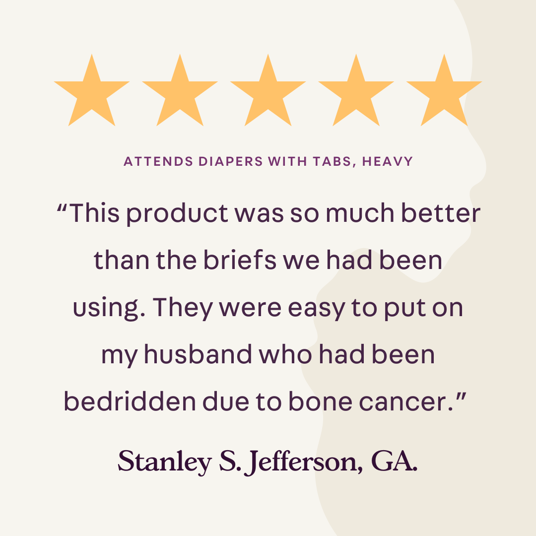 Attends Adult Diapers with Tabs, Heavy