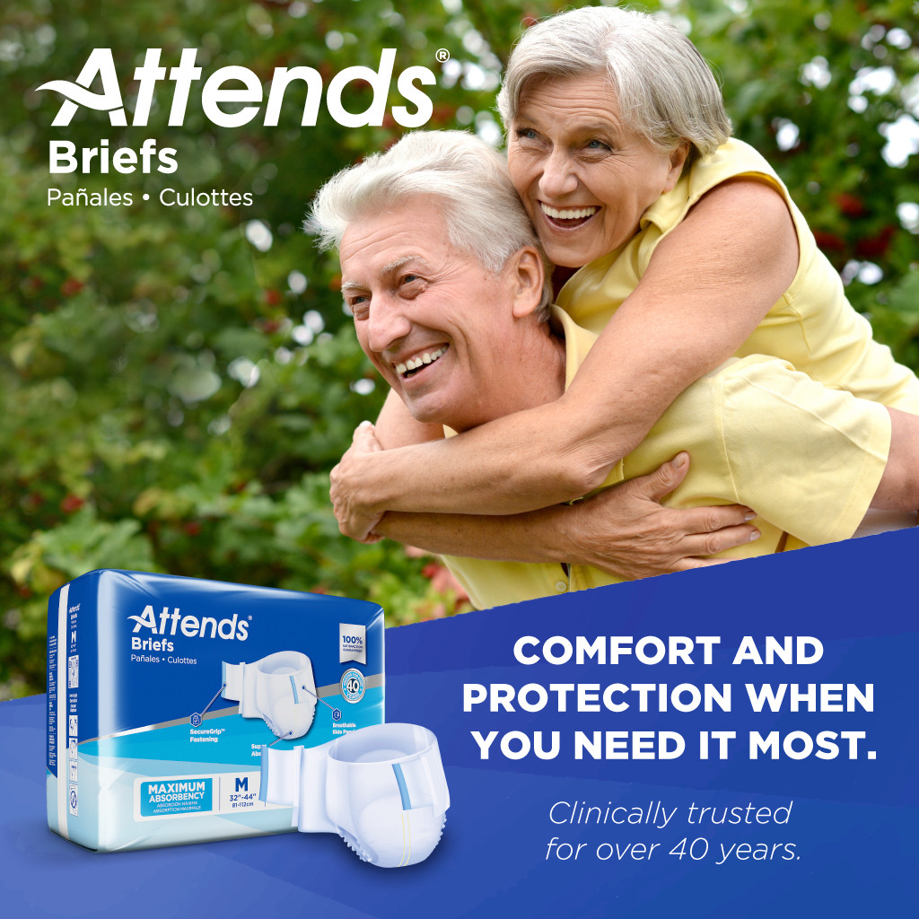 Attends Adult Diapers with Tabs, Heavy