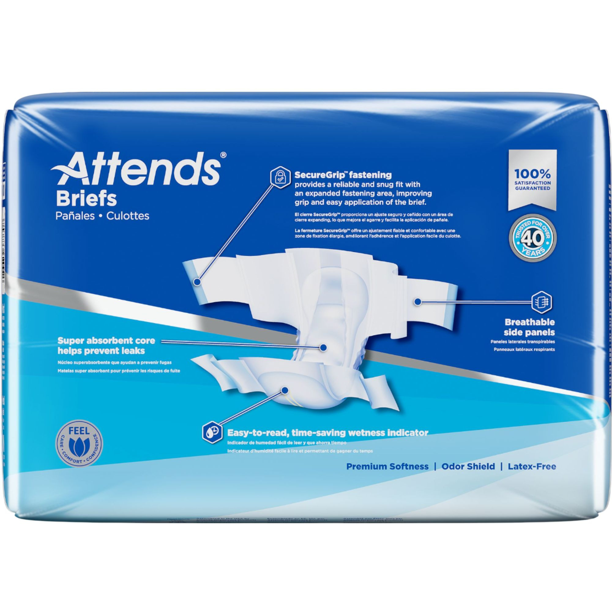 Attends Adult Diapers with Tabs, Heavy