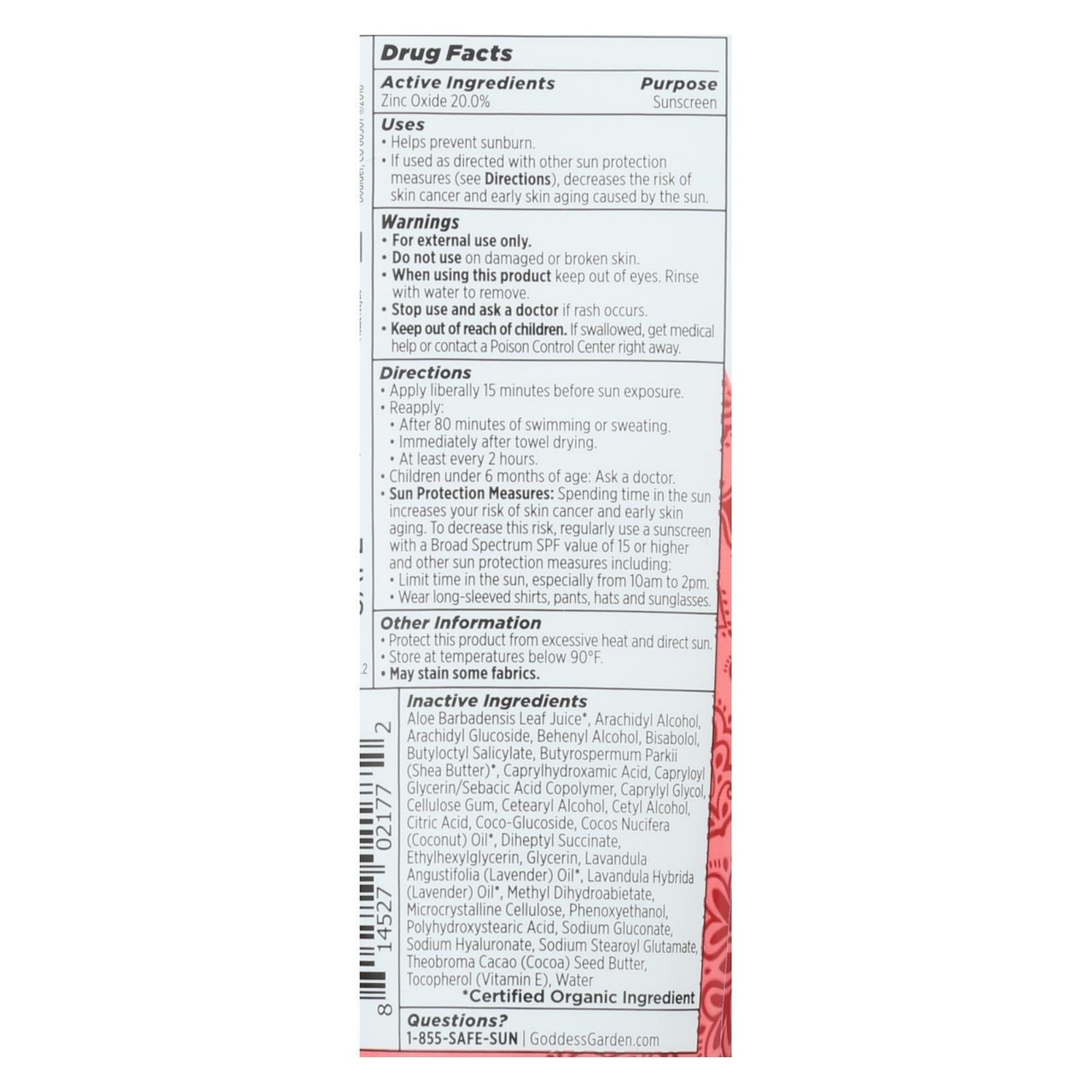 Goddess Garden Baby Mineral Sunscreen