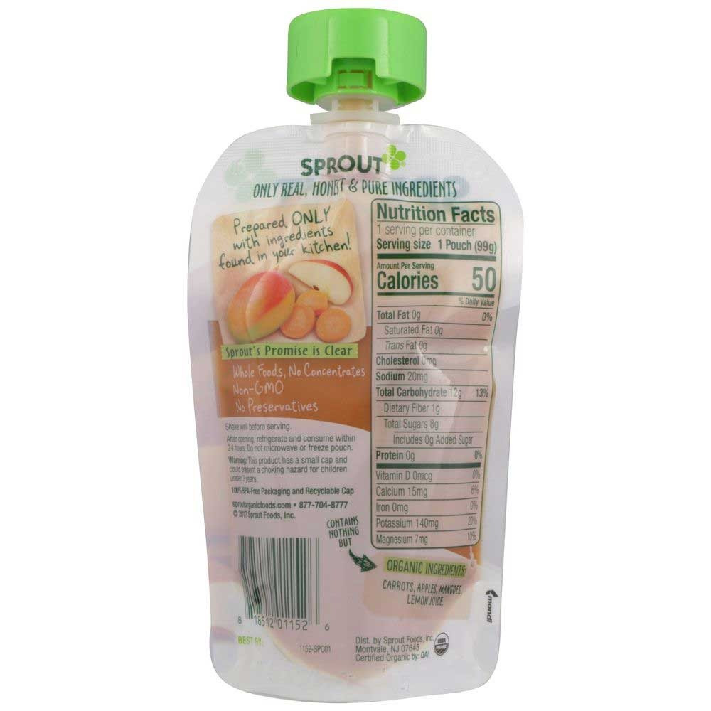 Sprout Organic Baby Food Pouches