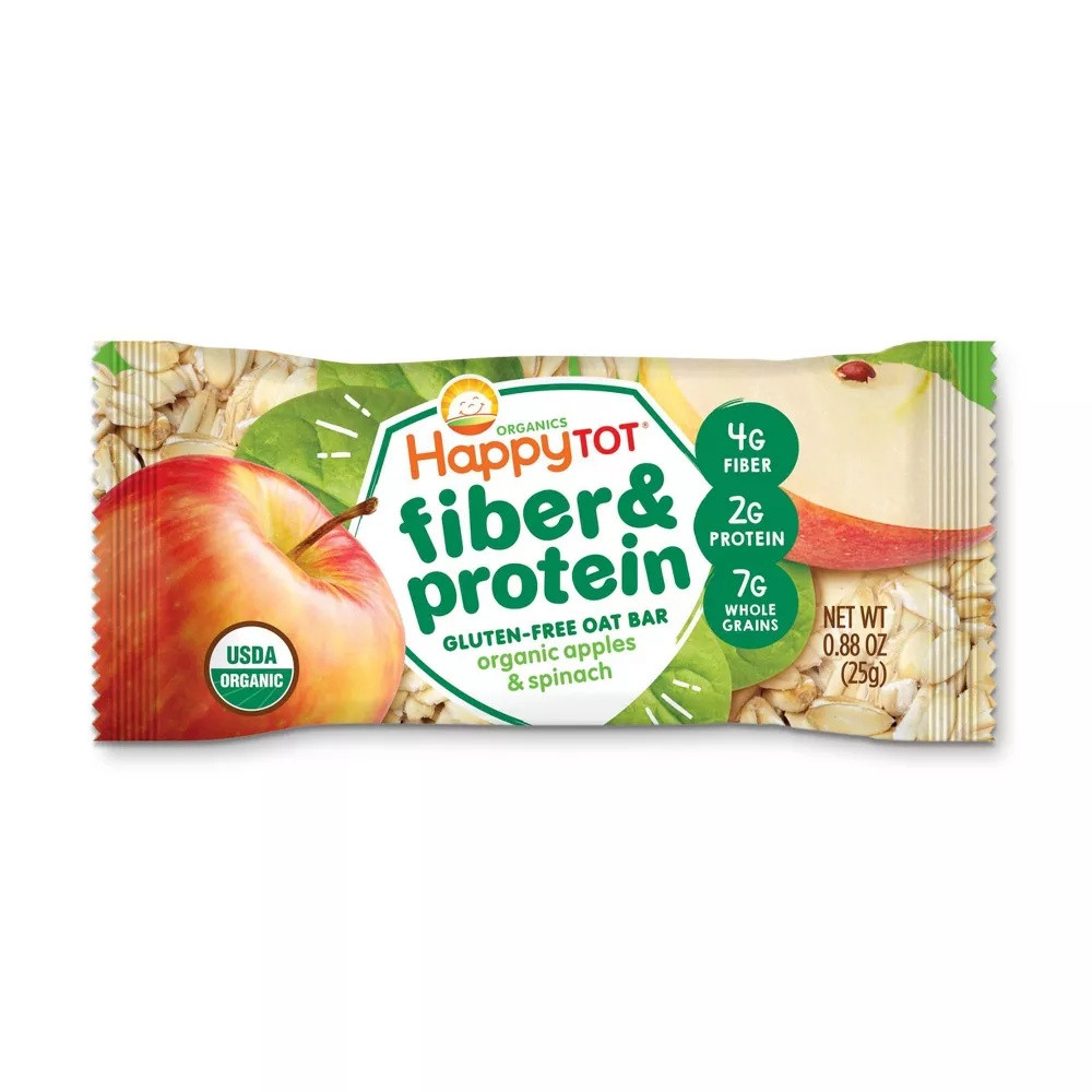 Happy Tot Fiber & Protein Soft Baked Oat Bar