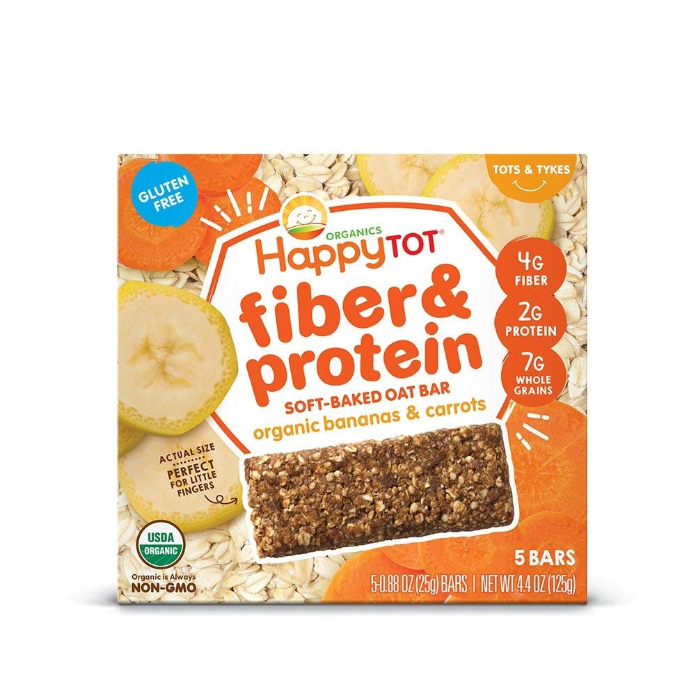 Happy Tot Fiber & Protein Soft Baked Oat Bar