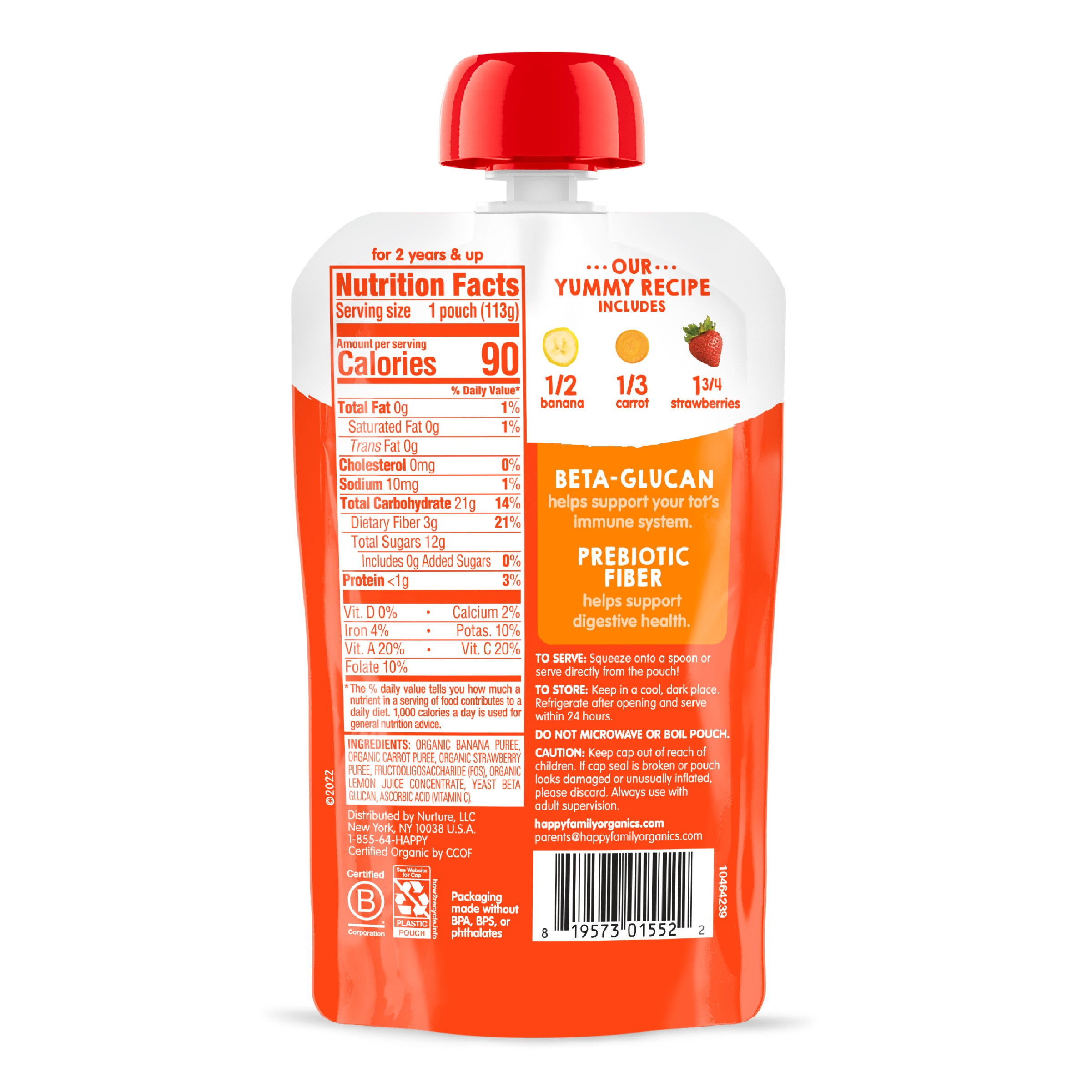 Happy Tot Super Bellies Puree Pouches