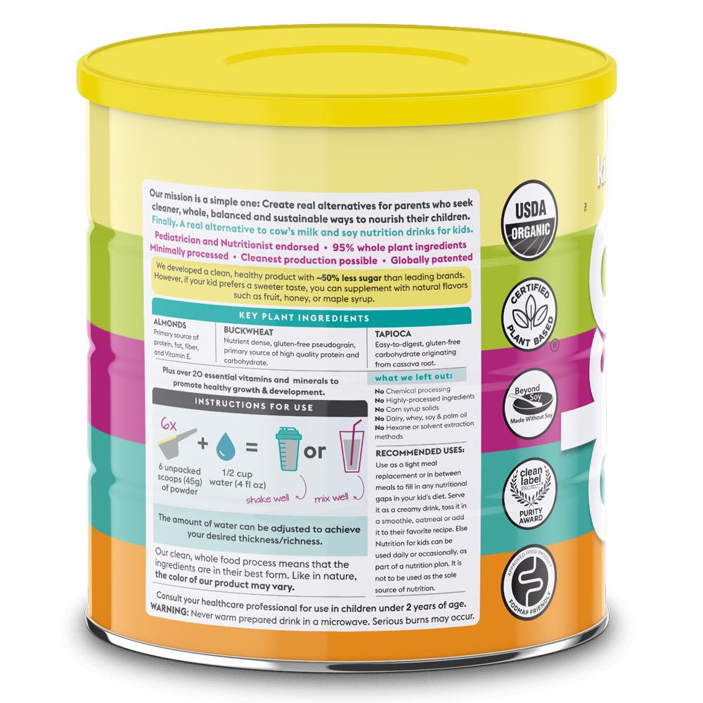 Else Nutrition Plant Protein Nutritional Shake for Kids