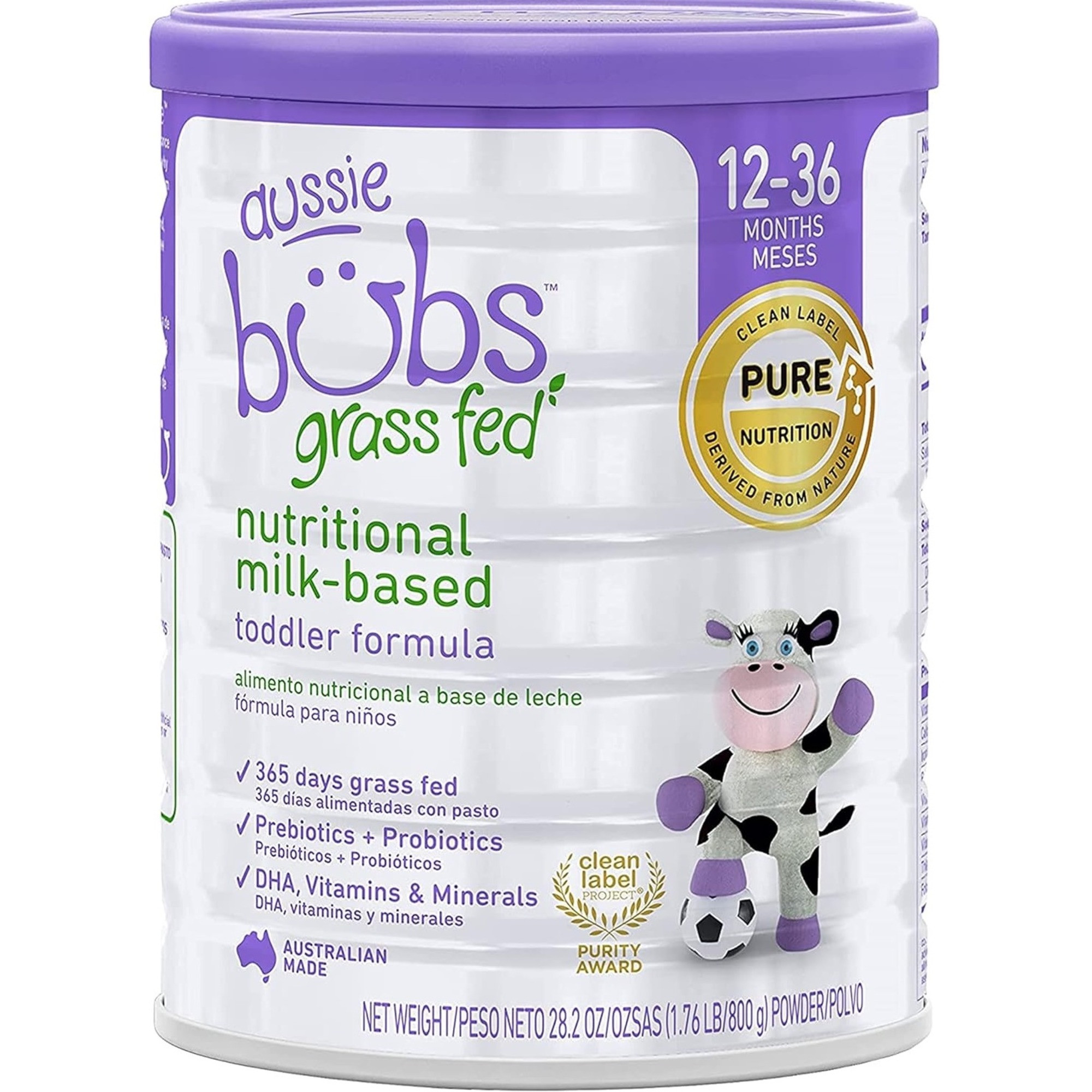 Aussie Bubs Grass Fed Milk-Based Toddler Formula