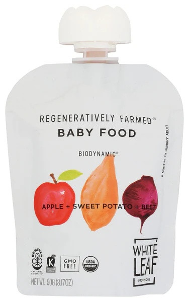 White Leaf Provisions Biodynamic Baby Food