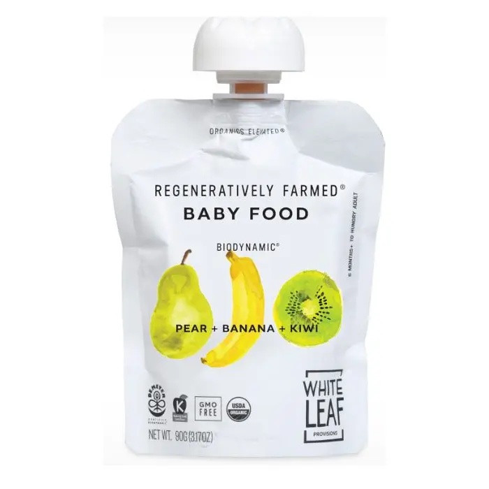 White Leaf Provisions Biodynamic Baby Food