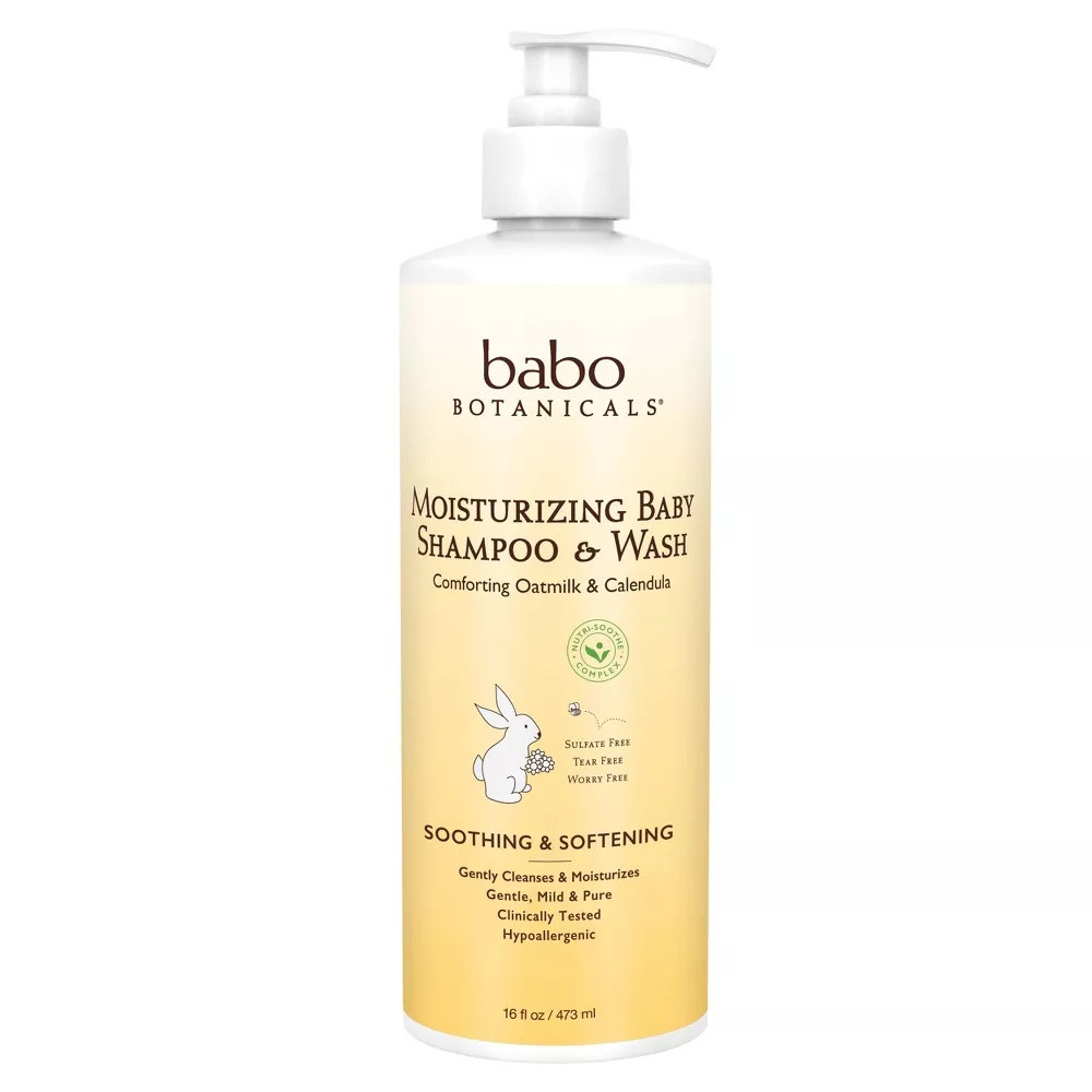 Babo Botanicals Moisturizing Baby Shampoo & Wash