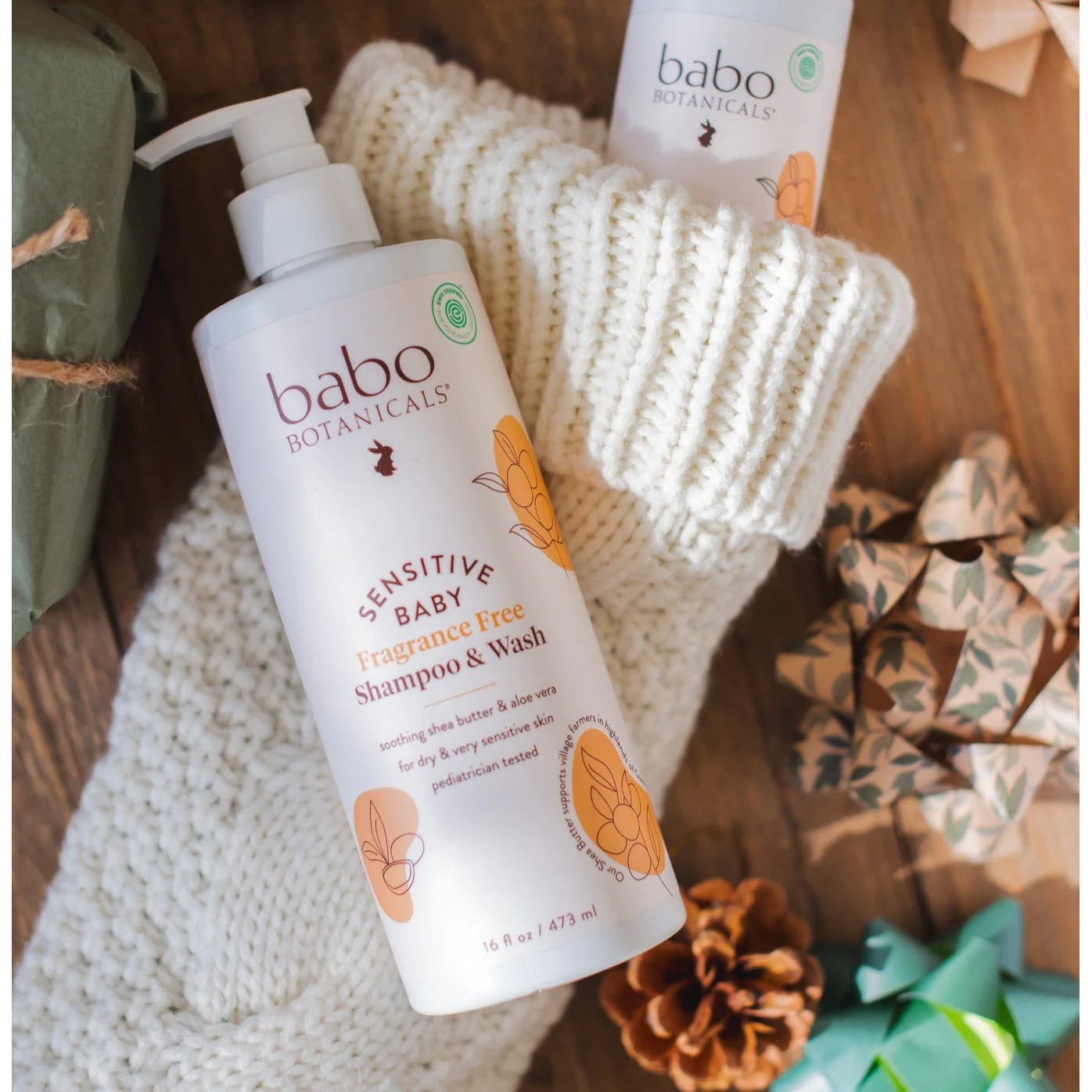 Babo Botanicals Sensitive Baby Shampoo & Wash