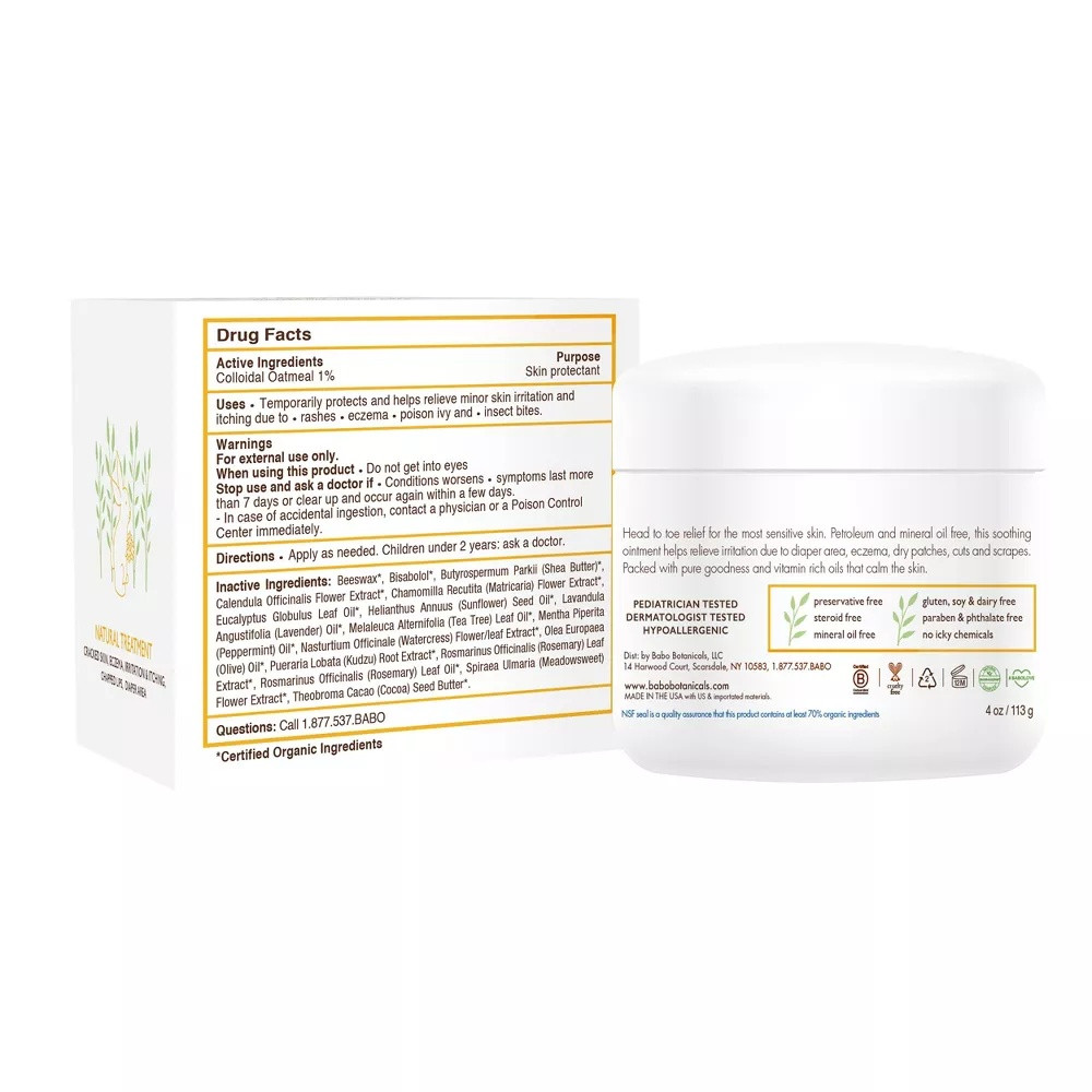 Babo Botanicals Sensitive Baby Healing Ointment