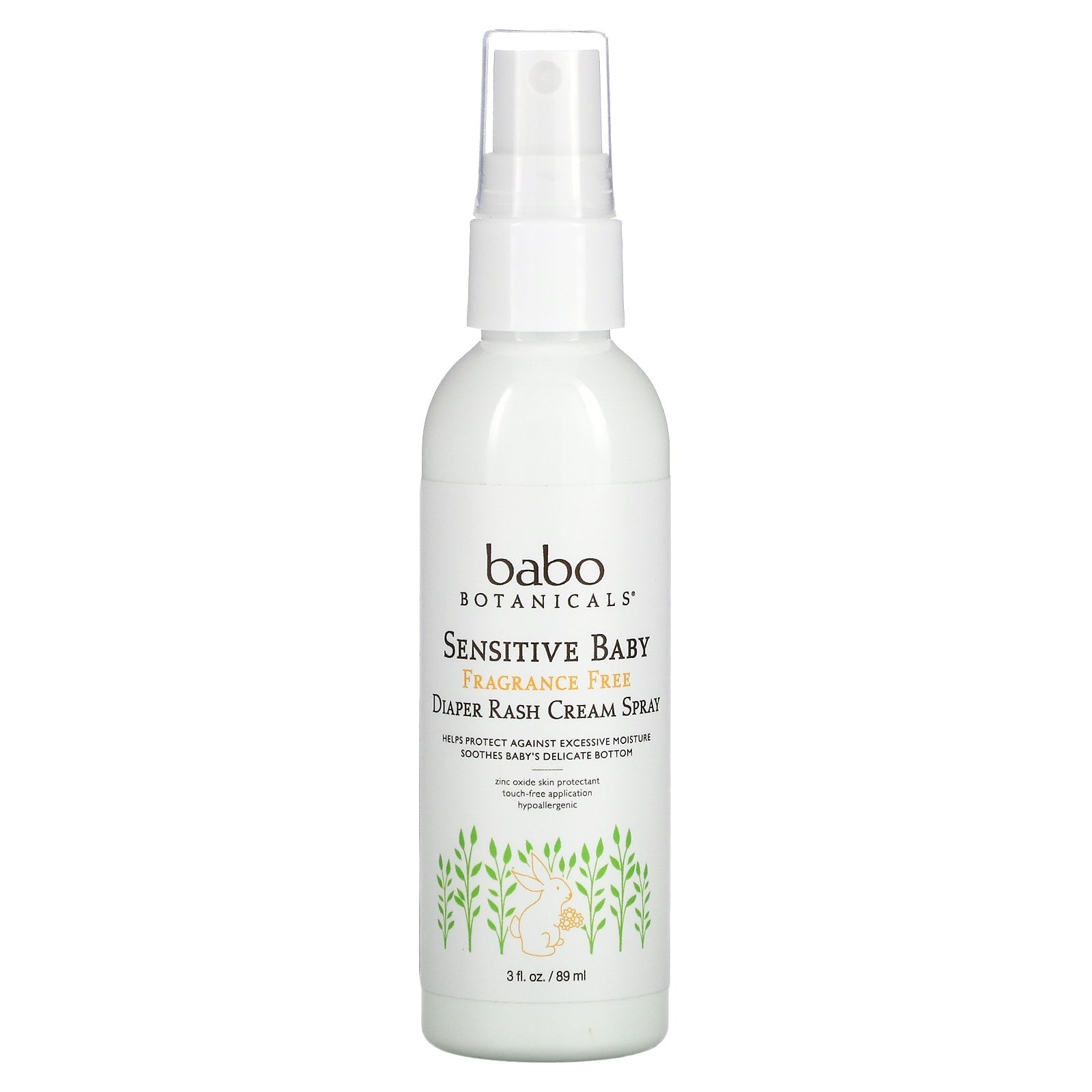 Babo Botanicals Sensitive Baby Diaper Rash Cream Spray