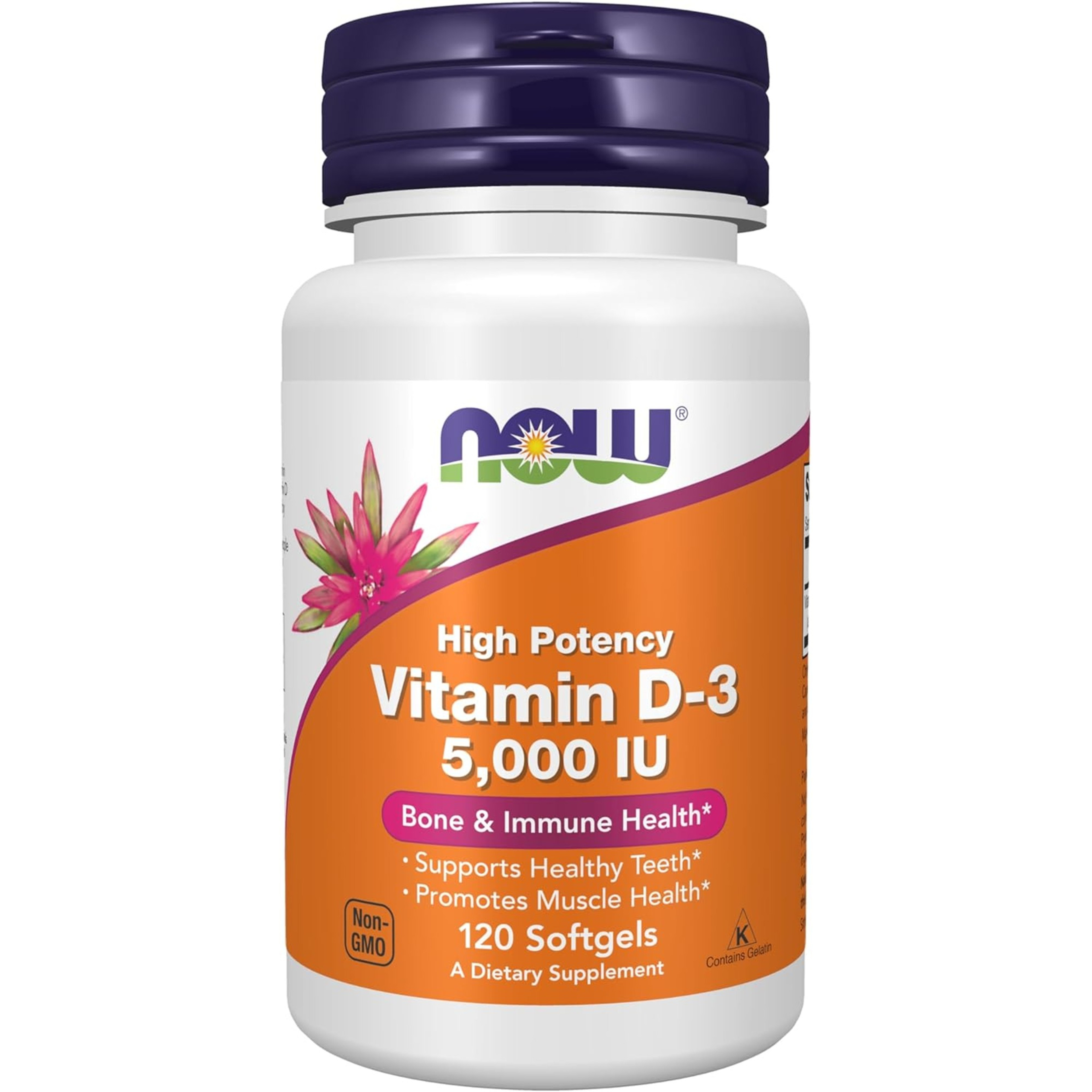 NOW Foods Vitamin D-3 Supplement