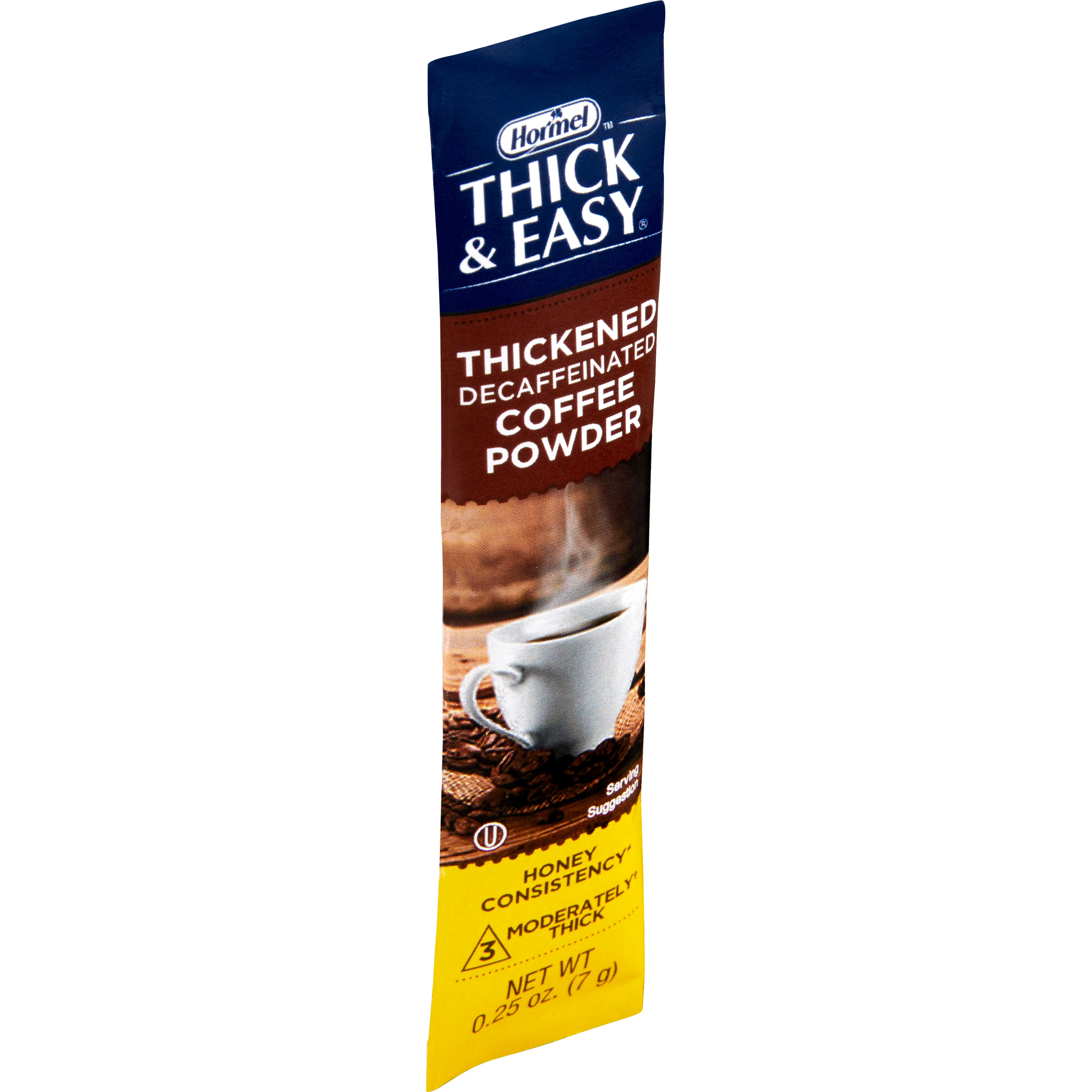 Thick & Easy Honey Consistency Coffee Thickened Decaffeinated Beverage, 7 Gram