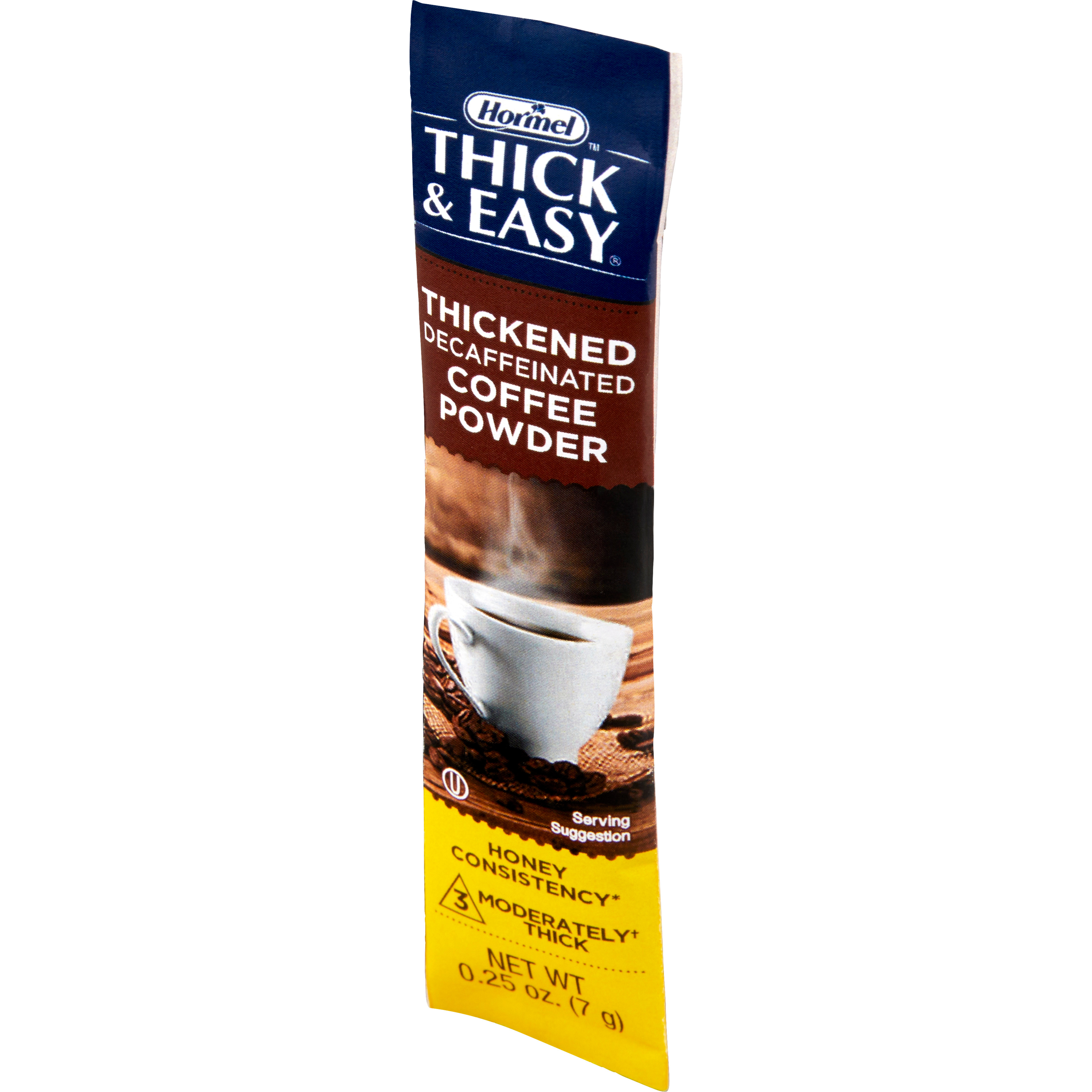 Thick & Easy Honey Consistency Coffee Thickened Decaffeinated Beverage, 7 Gram
