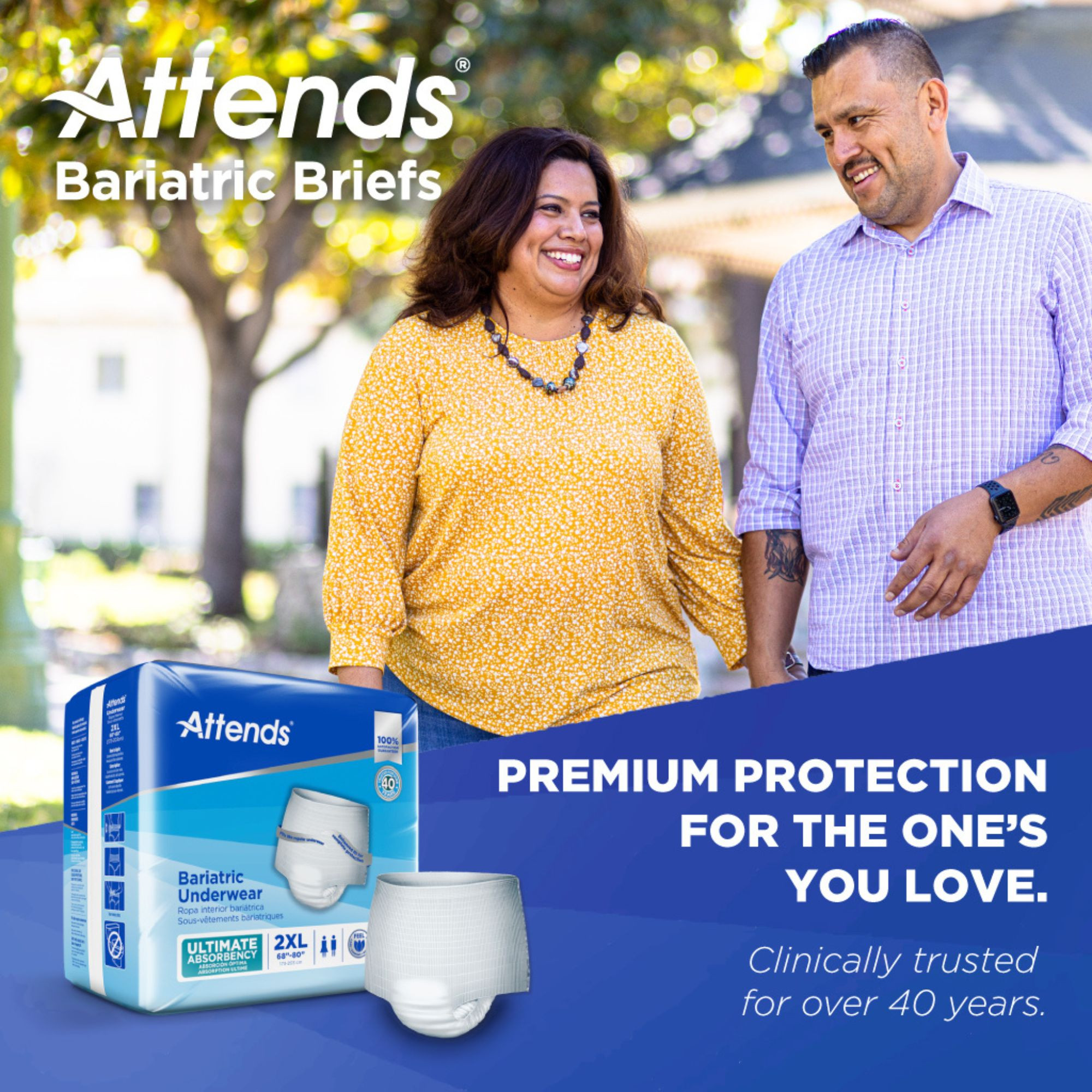 Attends Bariatric Pull-Up Underwear, Moderate