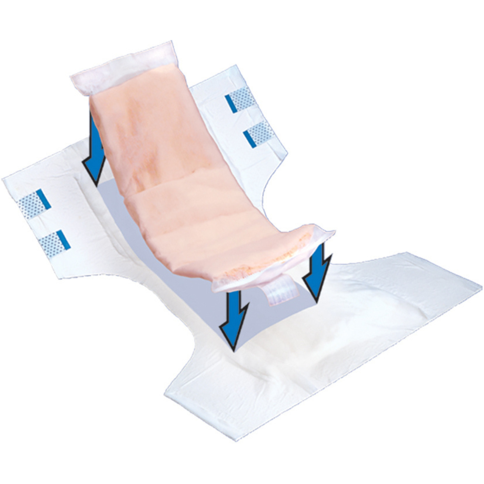 Tranquility TopLiner Disposable Booster Pads with Adhesive Strip, Maximum Absorbency