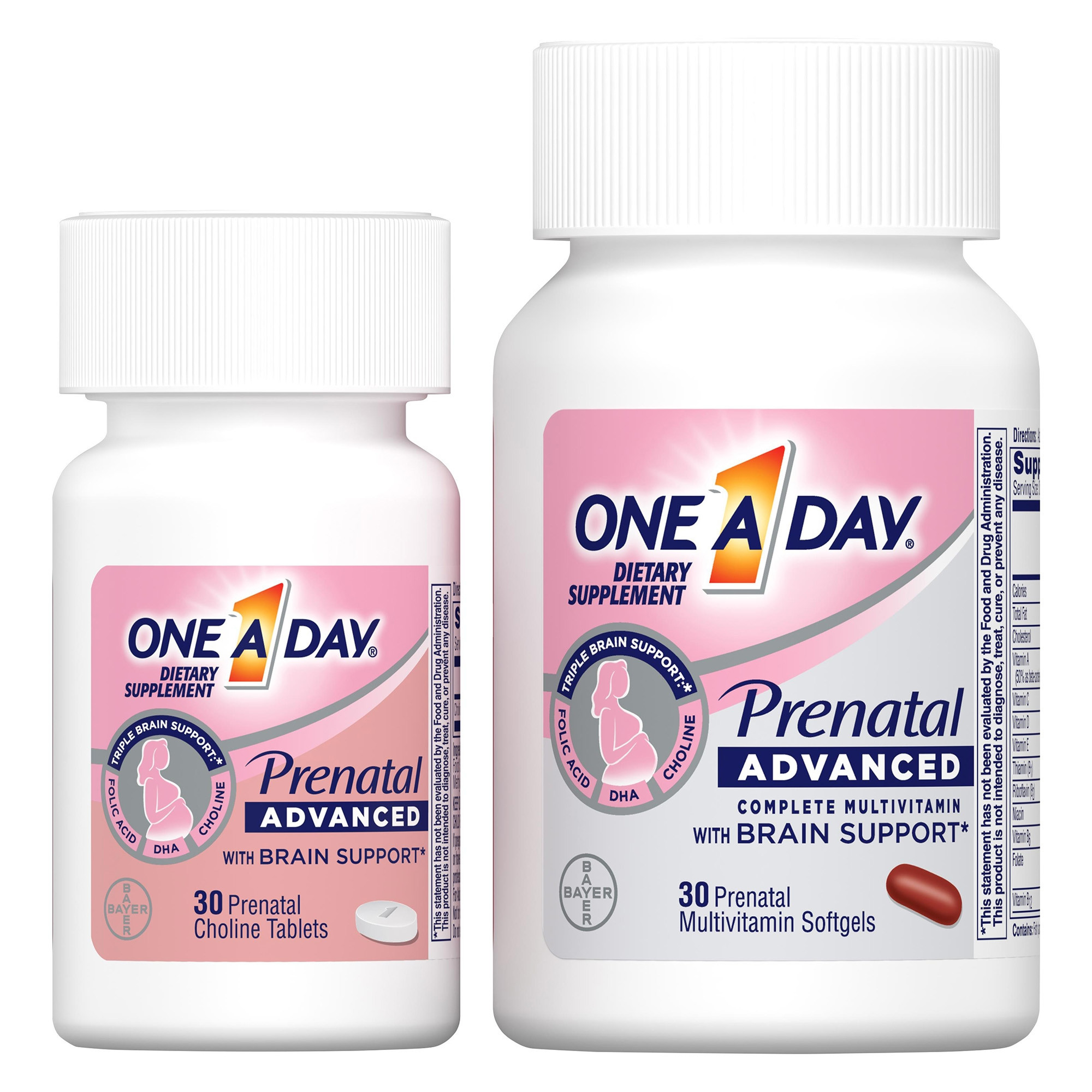 One A Day Prenatal Advanced Multivitamin with Brain Support
