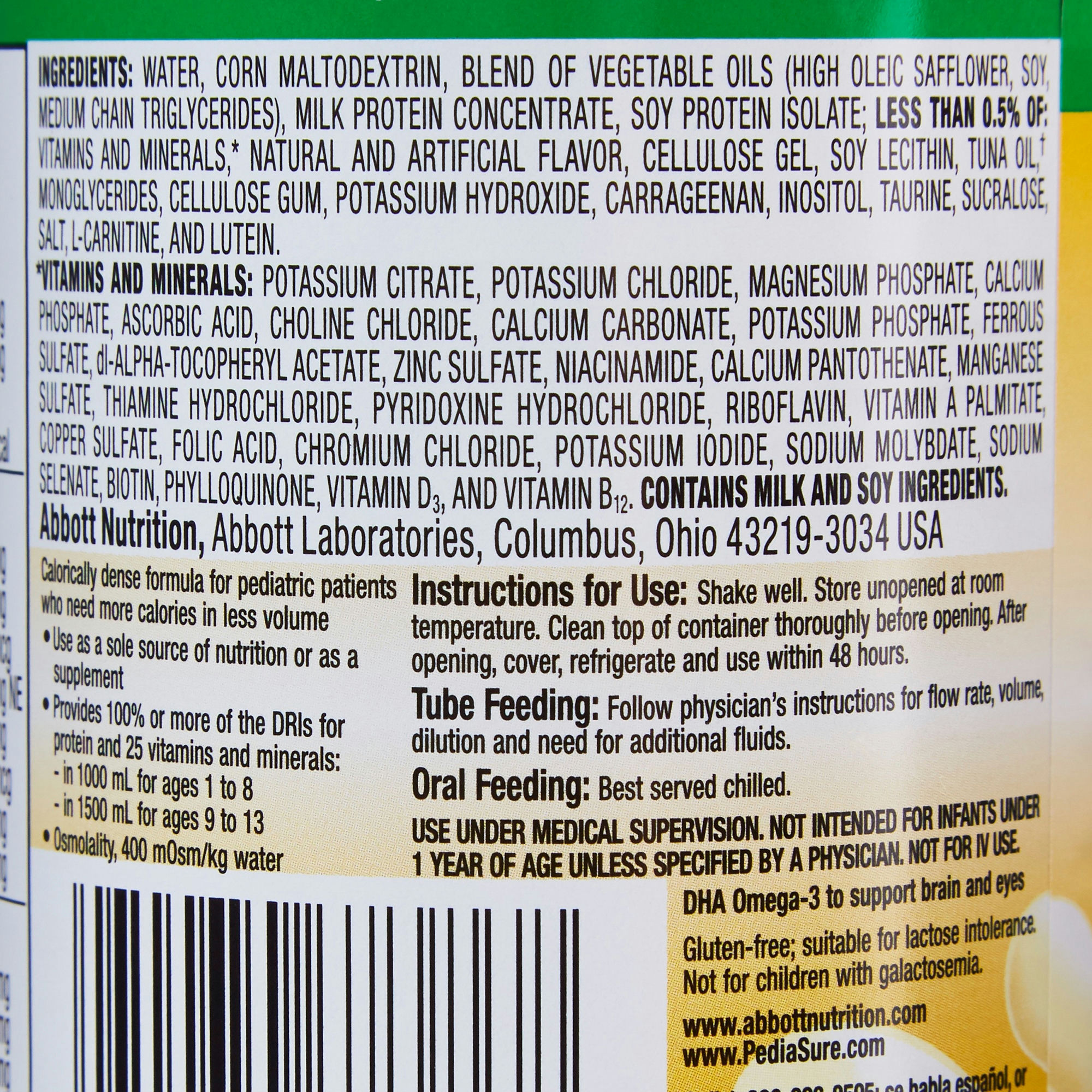 Pediasure 1.5 Cal Oral Supplement