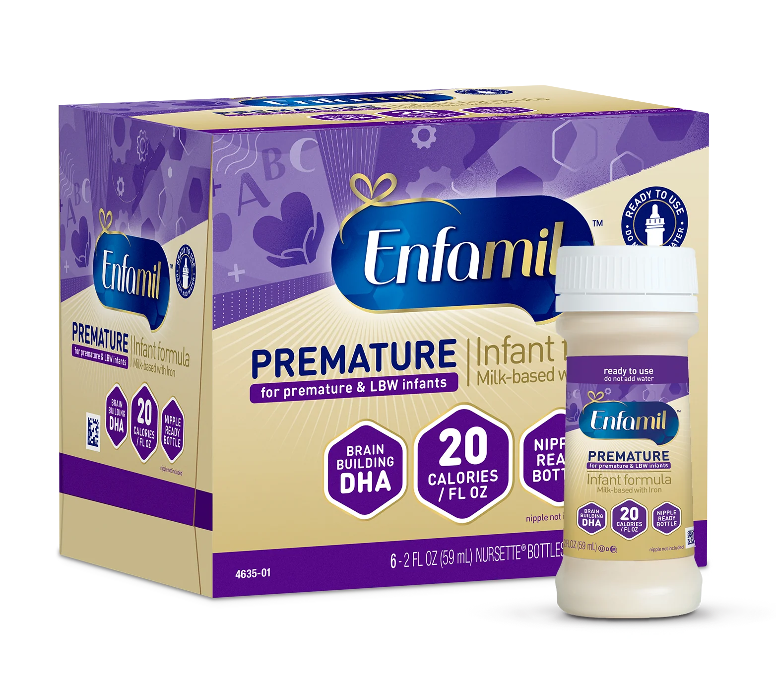 Enfamil Premature with Iron Ready-to-Use Nursette Bottle