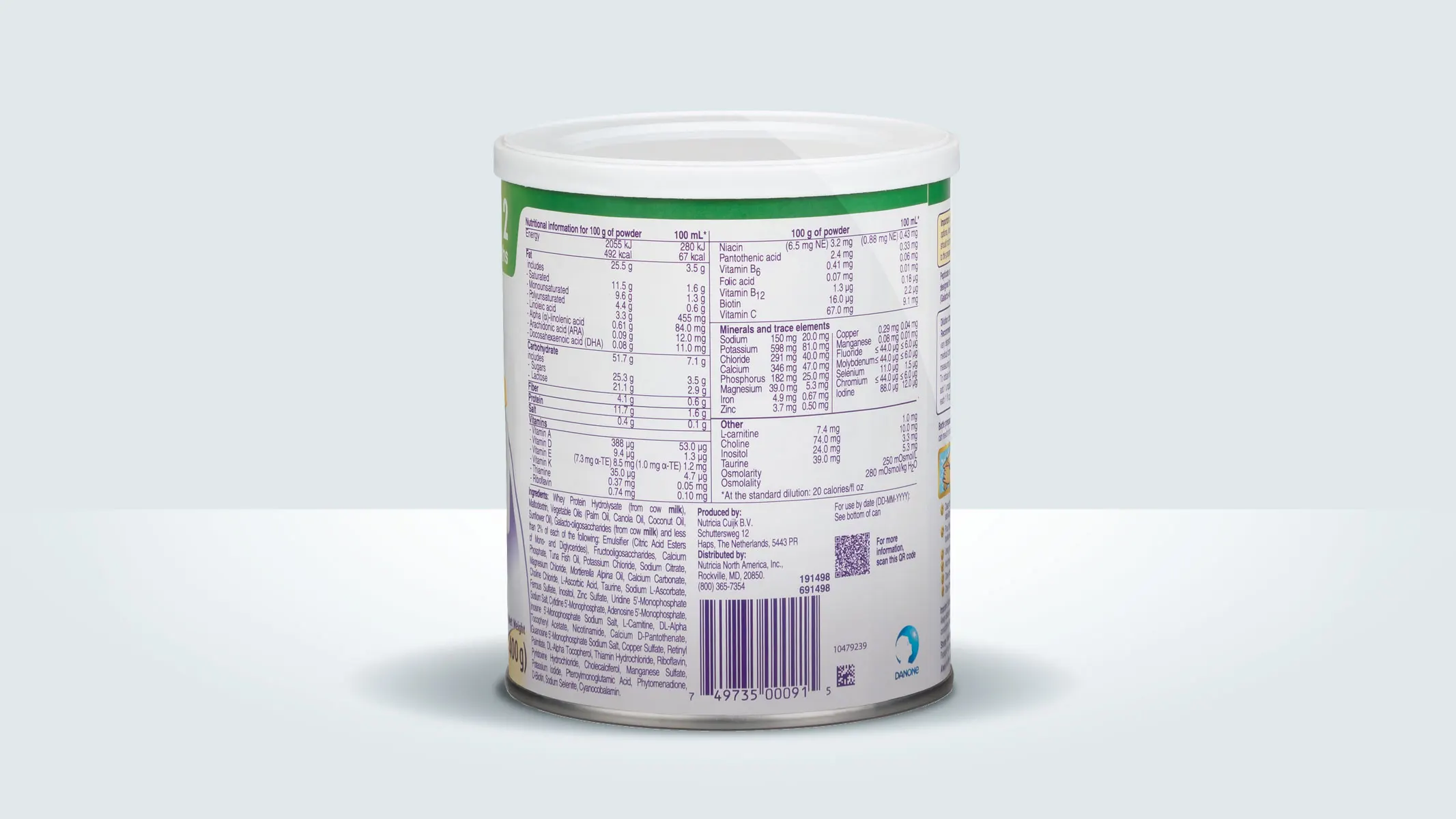Nutricia Pepticate Powder Infant Formula