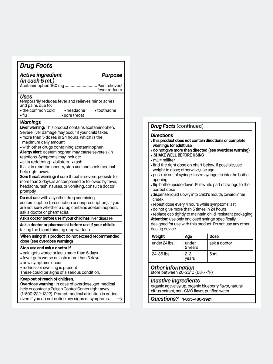 Genexa Infant's Pain & Fever Oral Suspension