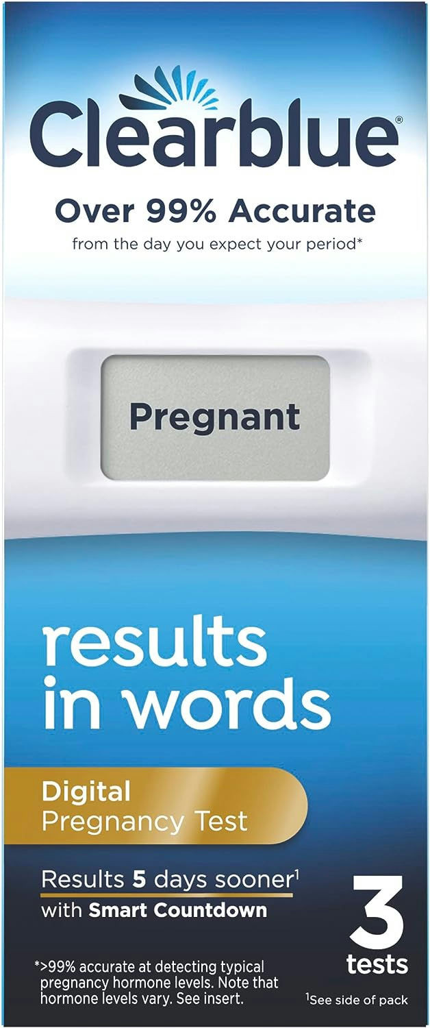 Clearblue Digital Pregnancy Test with Smart Countdown