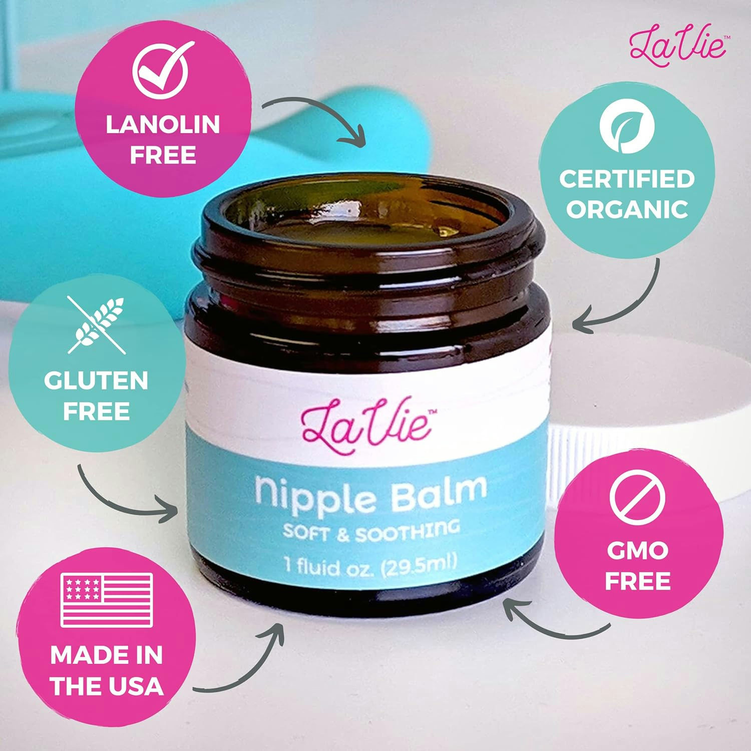 LaVie Organic Nipple Balm