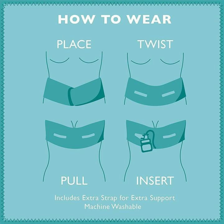 LaVie Pump Strap Hands-Free Pumping & Nursing Bra, Teal.