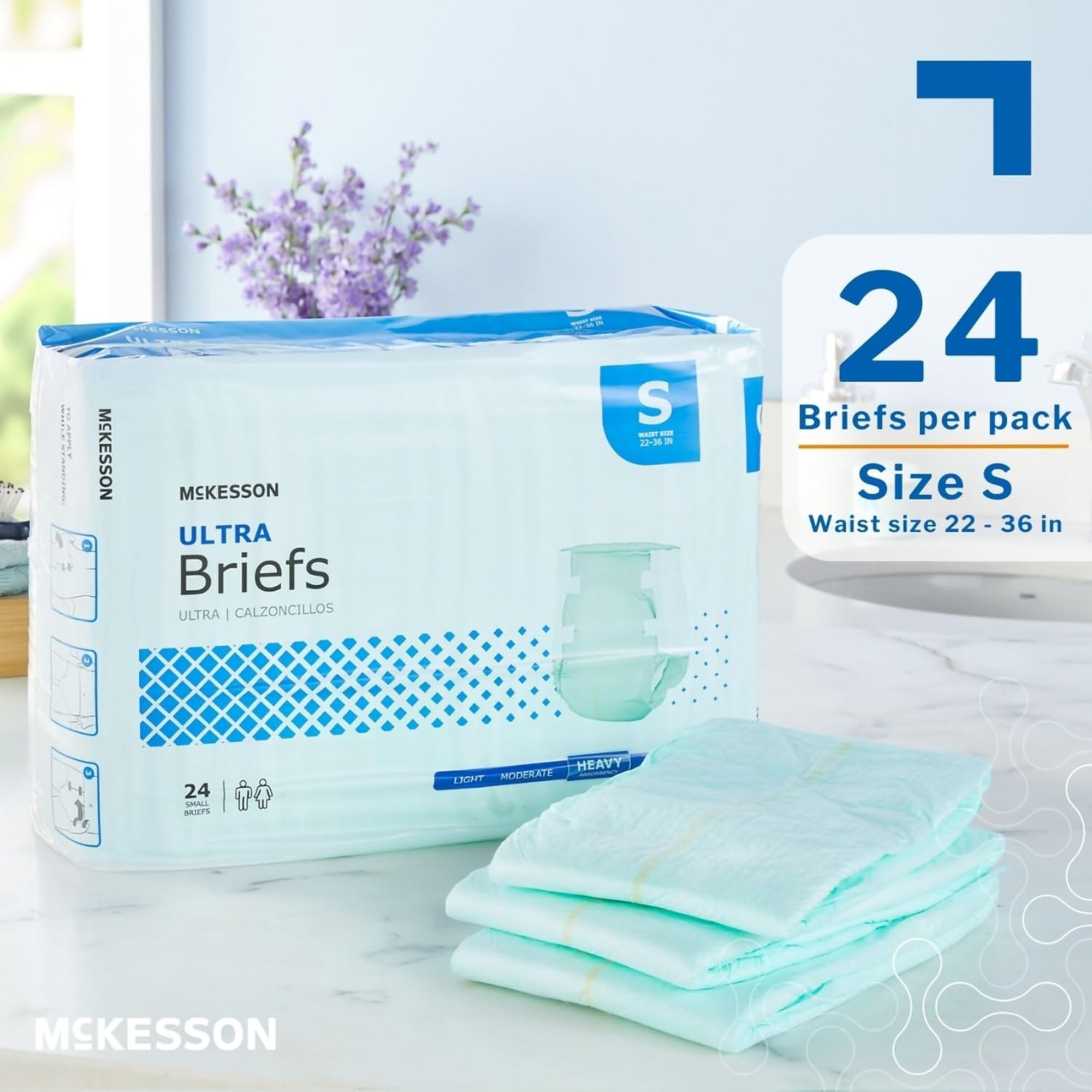McKesson Ultra Briefs Heavy Absorbency
