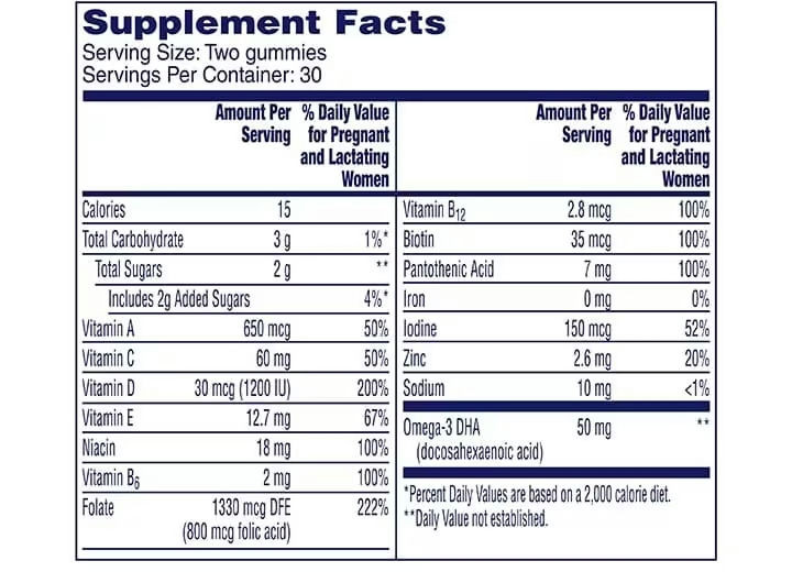 One A Day Prenatal Gummies