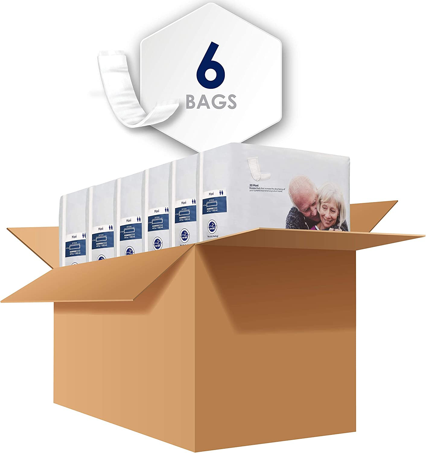 Abena Boost Booster Pads, Case Front