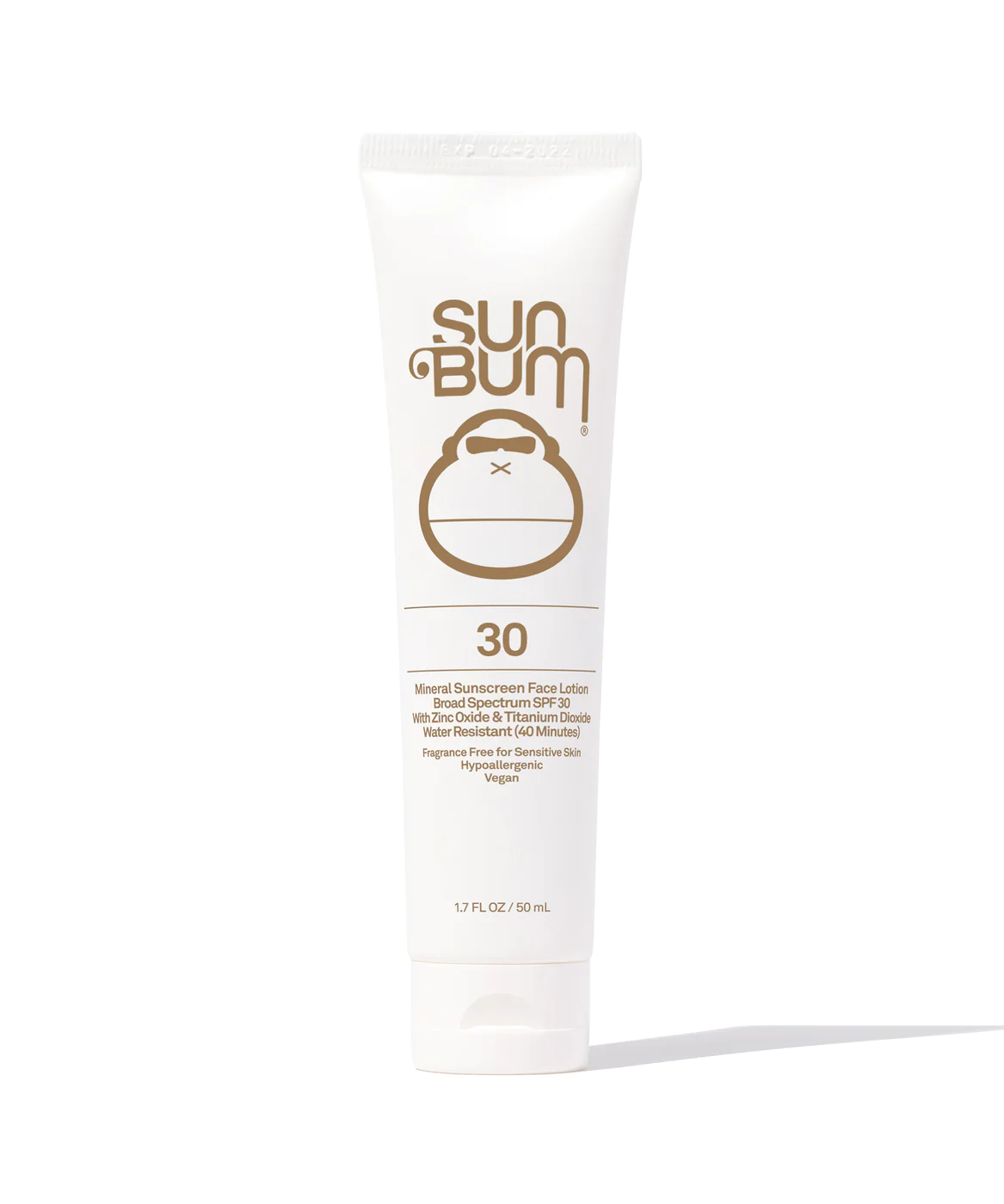 Sun Bum Non-Tinted Mineral Sunscreen Face Lotion, SPF 30