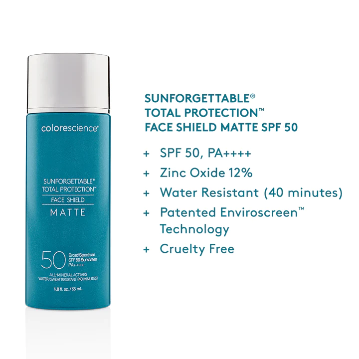 Sunforgettable Total Protection Face Shield, Sheer Matte, SPF 50