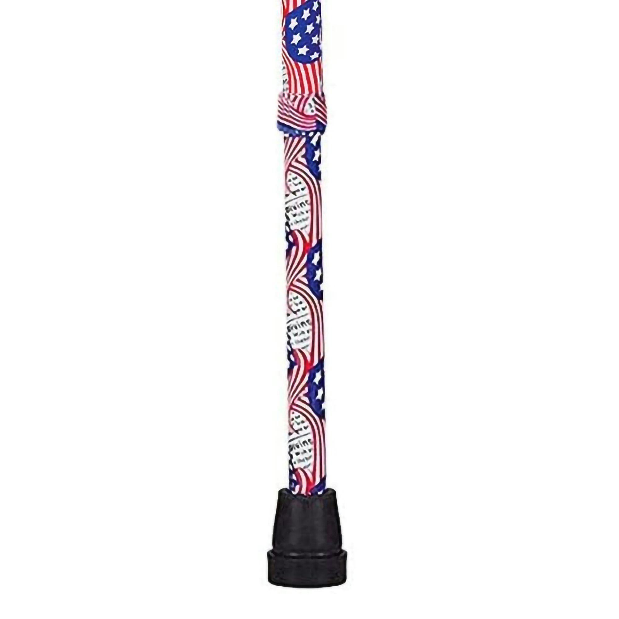 Adjustable Cane T-Handle, American Flag Print