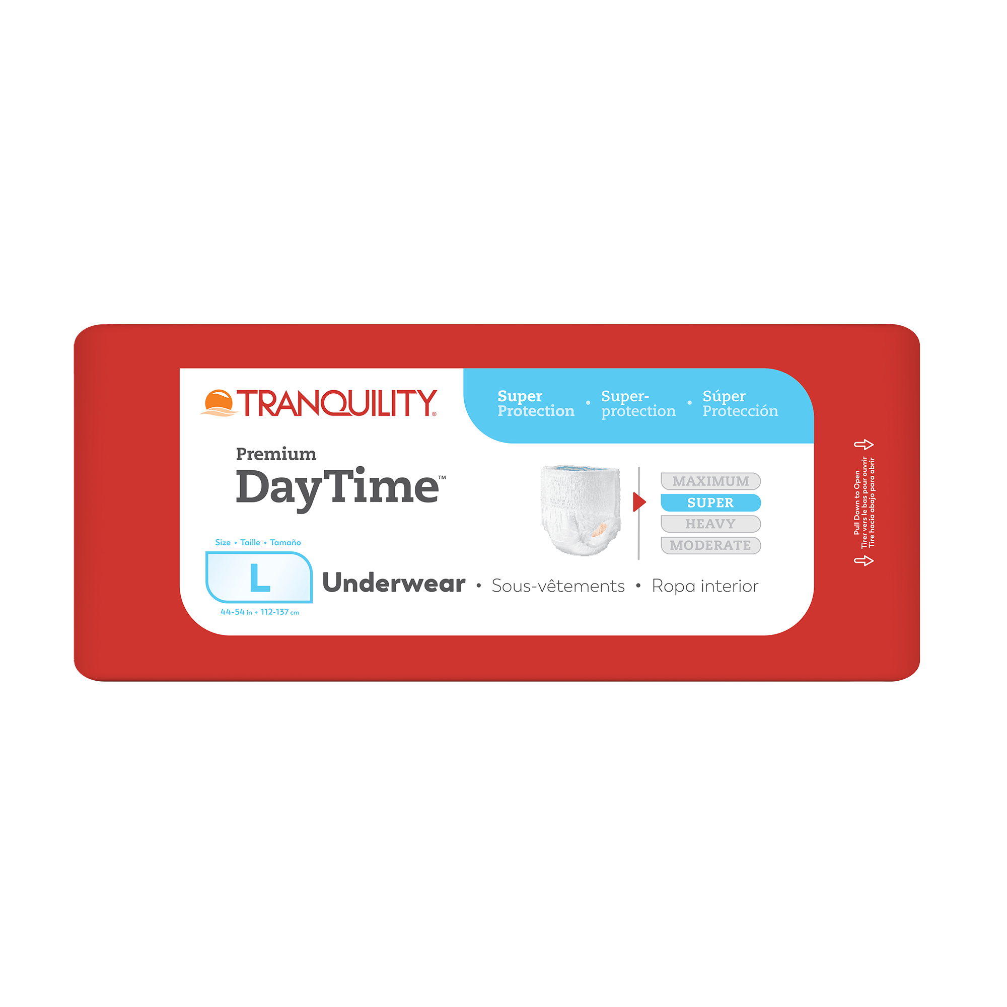 Tranquility Premium DayTime Disposable Absorbent Underwear, Heavy