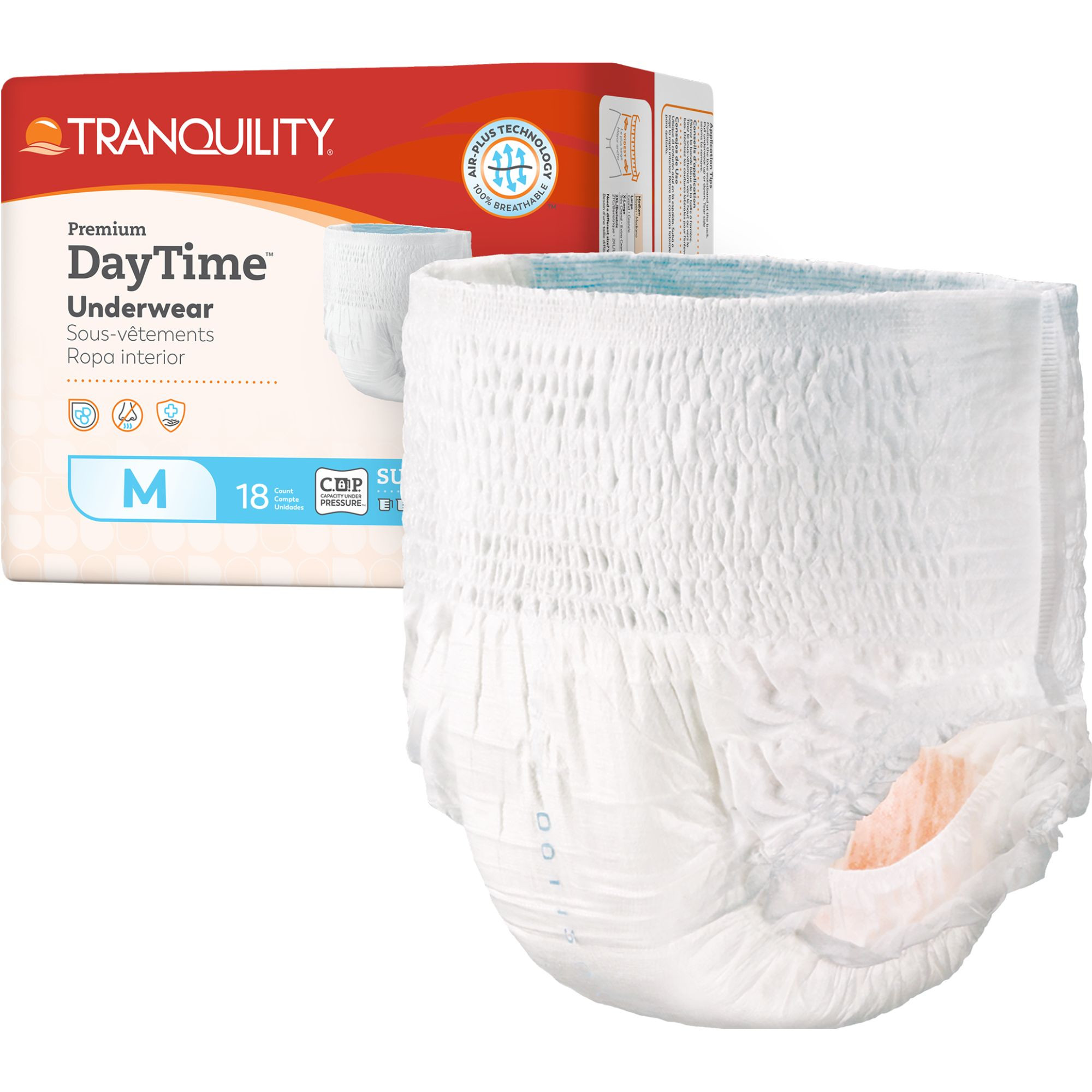Tranquility Premium DayTime Adult Incontinence Pull-Up Underwear, Super Absorbency