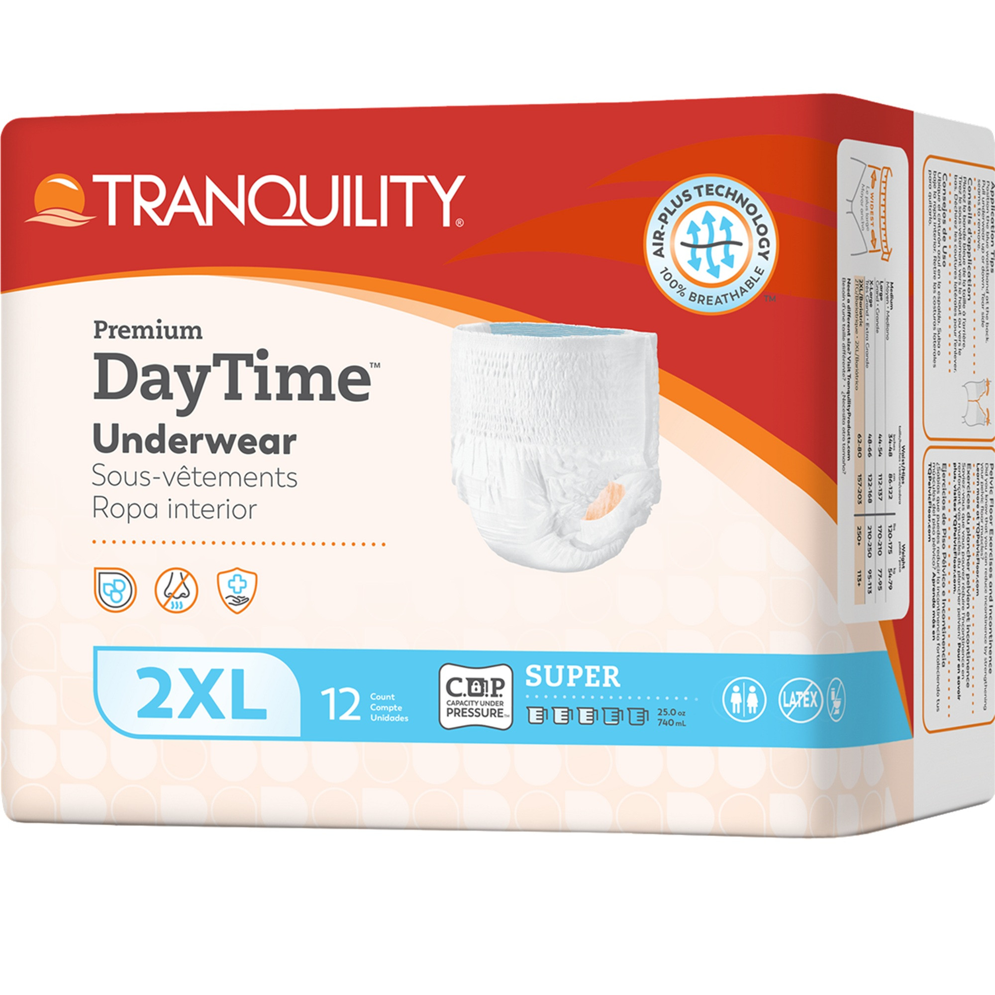 Tranquility Premium DayTime Disposable Absorbent Underwear, Heavy