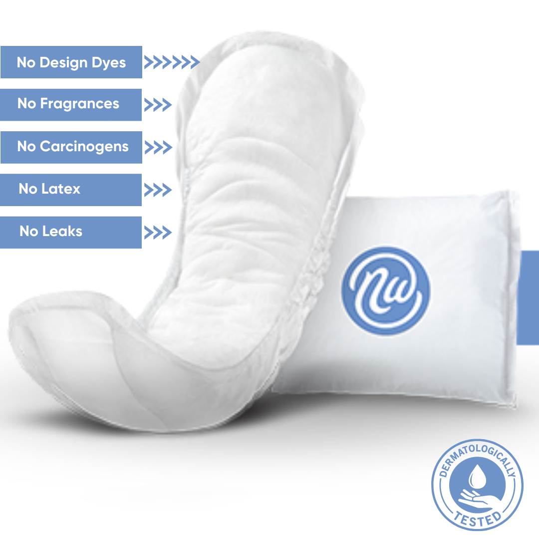 Nexwear Maximum Incontinence Pad, Heavy Absorbency